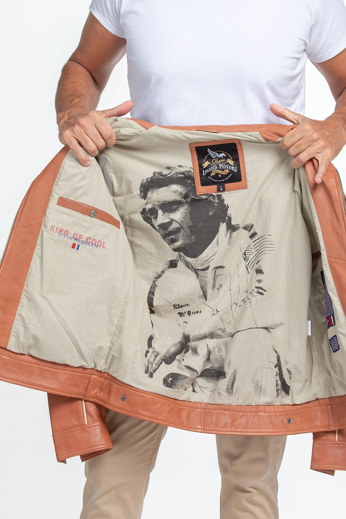 Chaqueta Hombre Steve Mcqueen CHARLIE SHEEP STEVE MCQUEEN CROWN HAVANE — vista 2