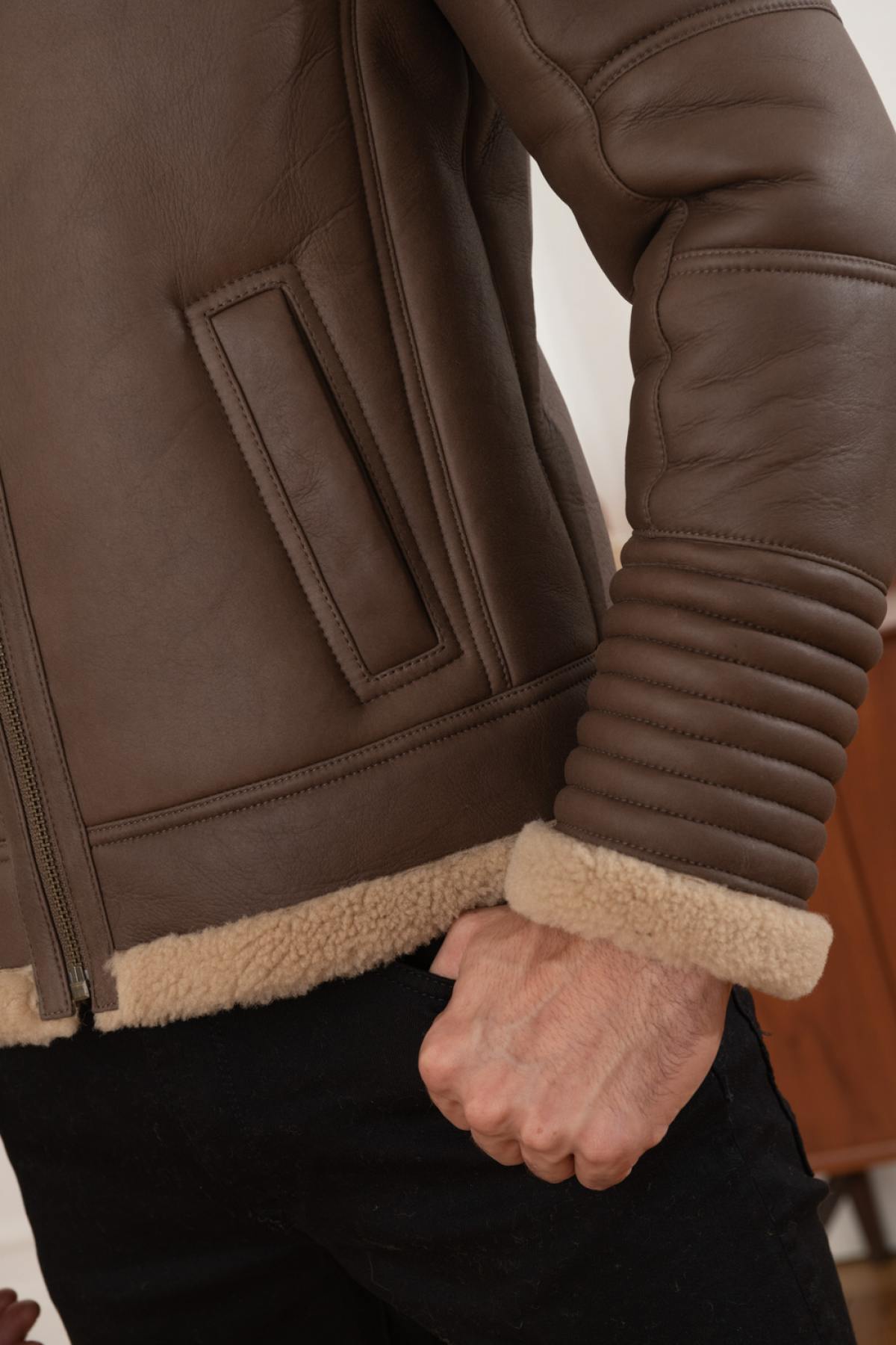 Blouson Homme Cityzen MONTEVIDEO BROWN — vue 9
