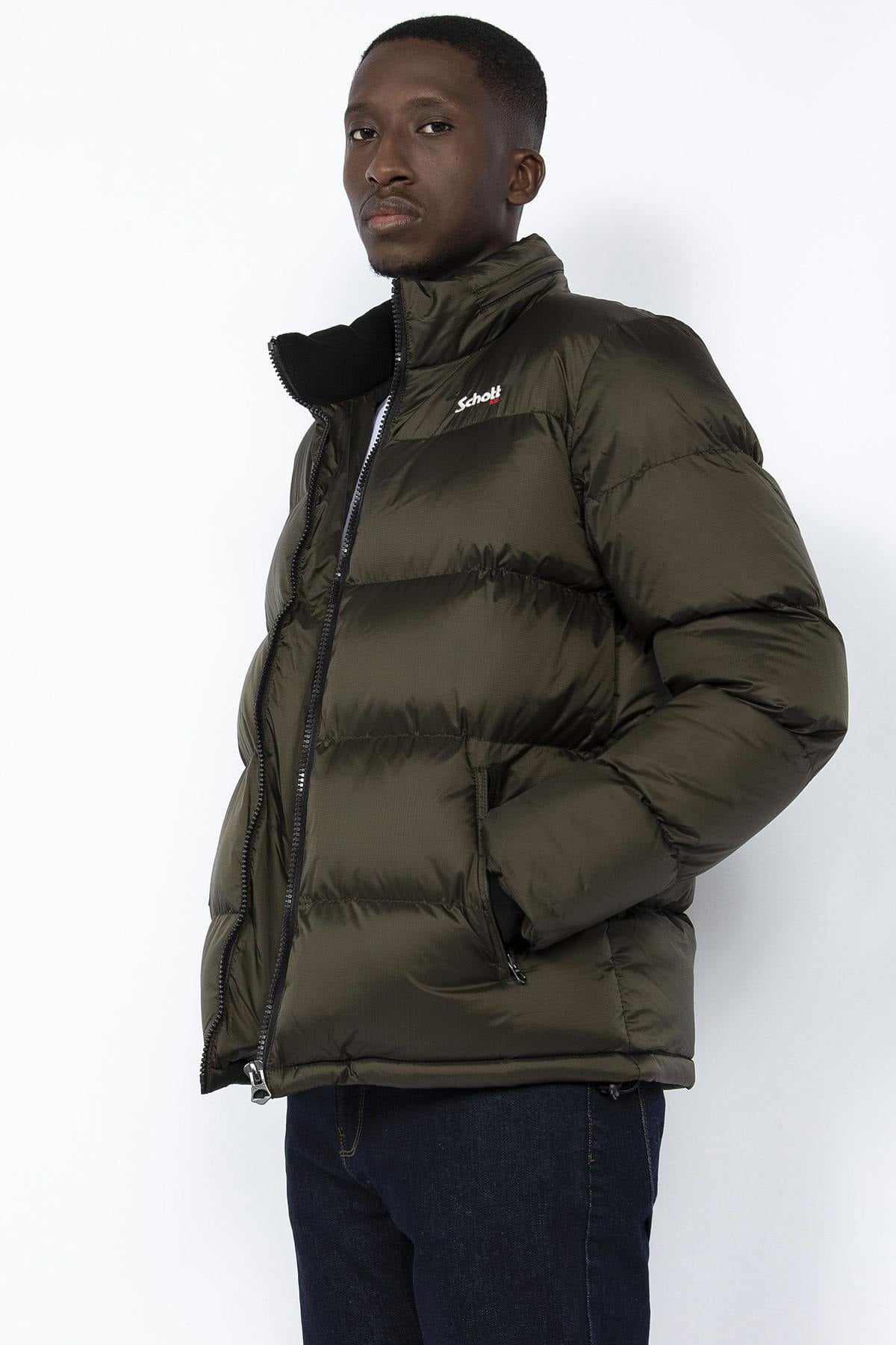Blouson Homme Schott IDAHO KAKI — vue 2