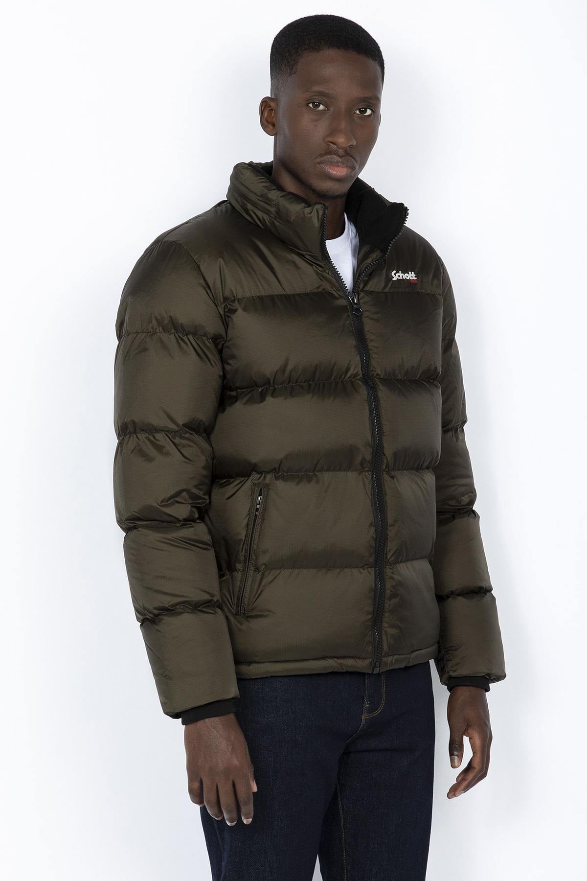 Blouson Homme Schott IDAHO KAKI — vue 3