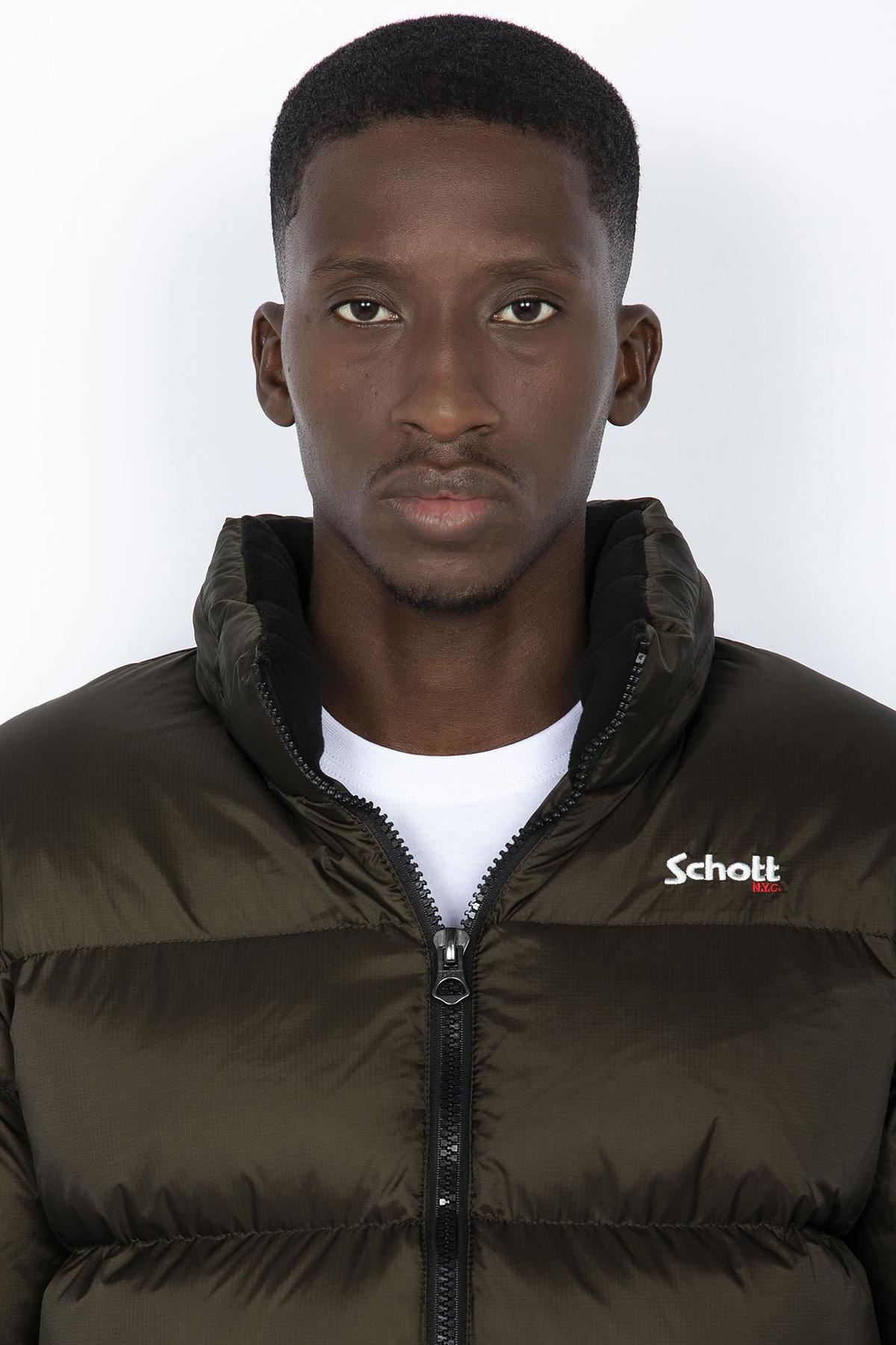 Blouson Homme Schott IDAHO KAKI — vue 5