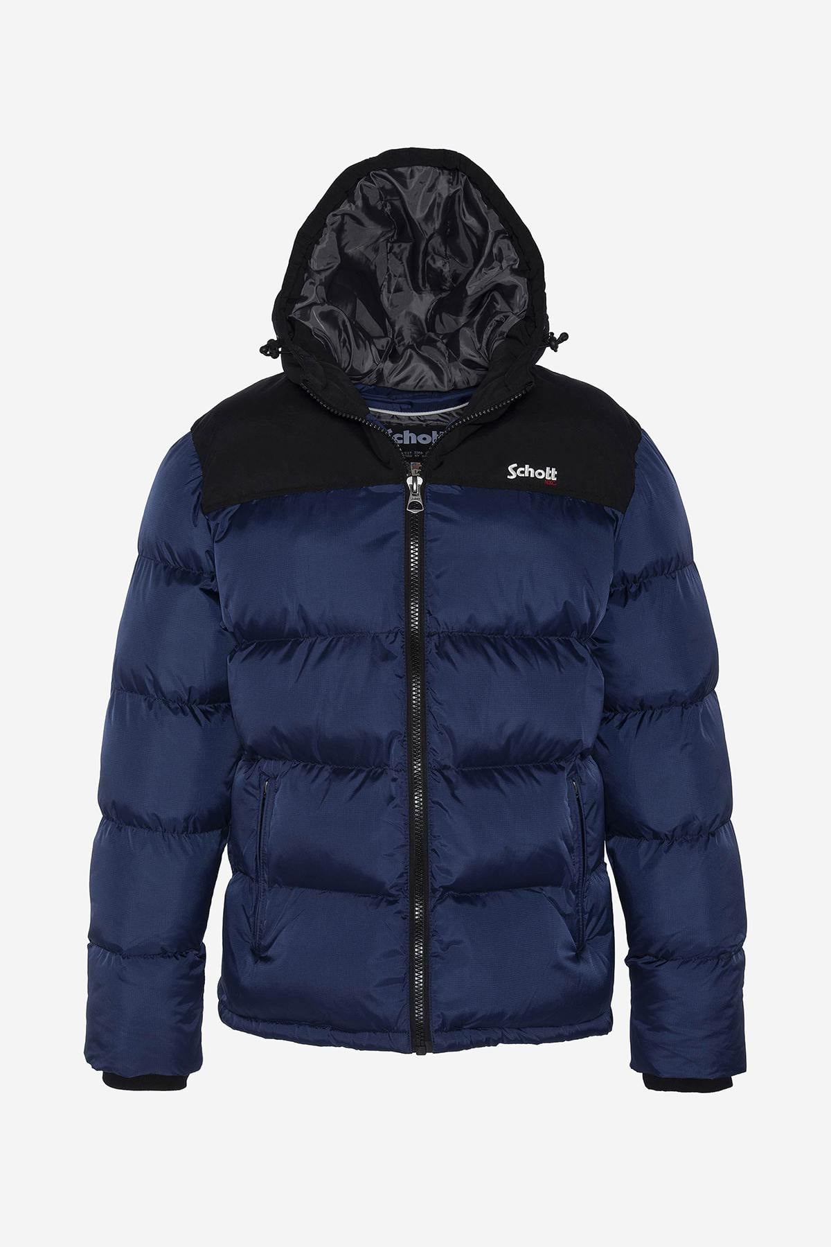 Giacche Uomo Schott UTAH2 NAVY — vista 1