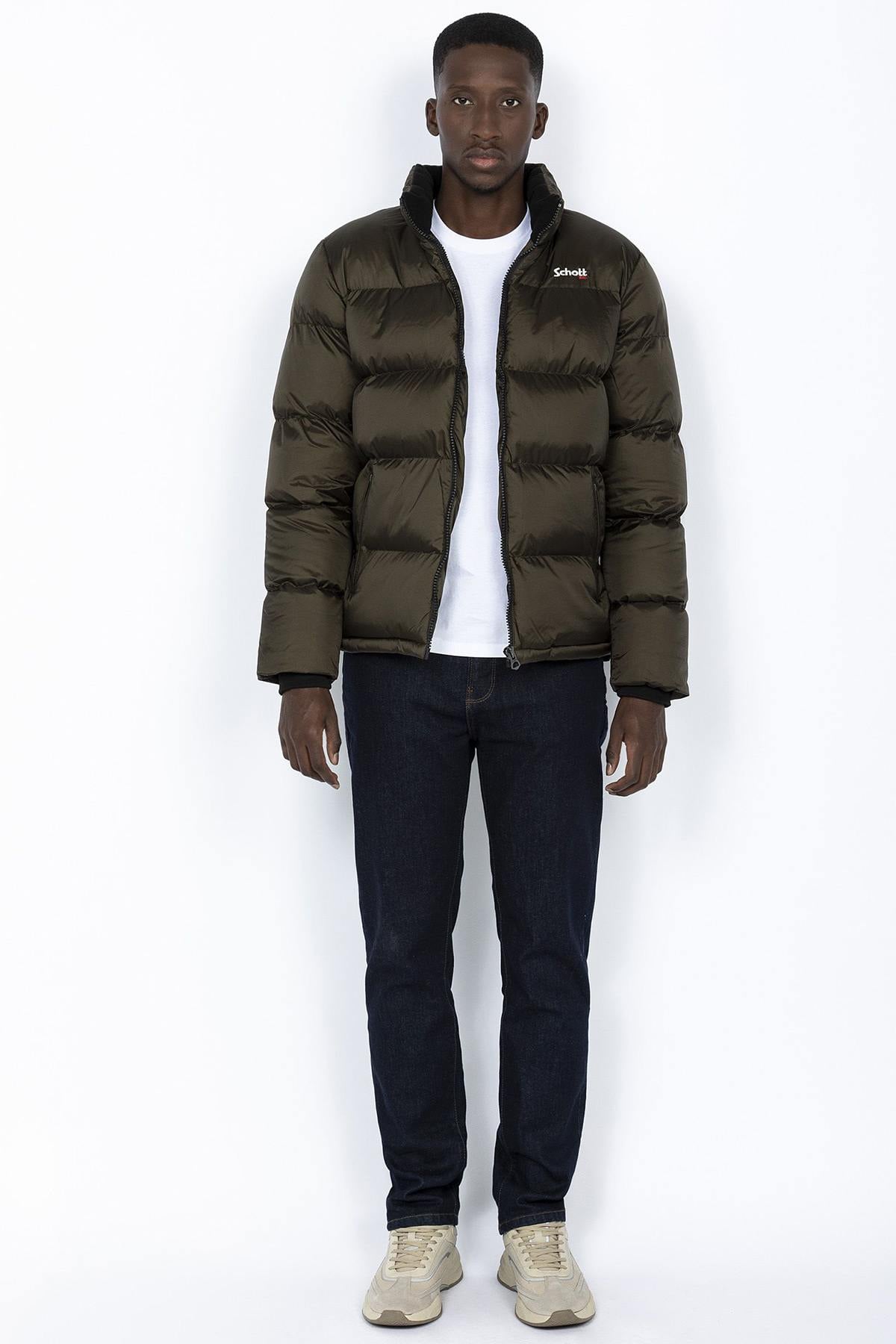 Blouson Homme Schott IDAHO KAKI — vue 4