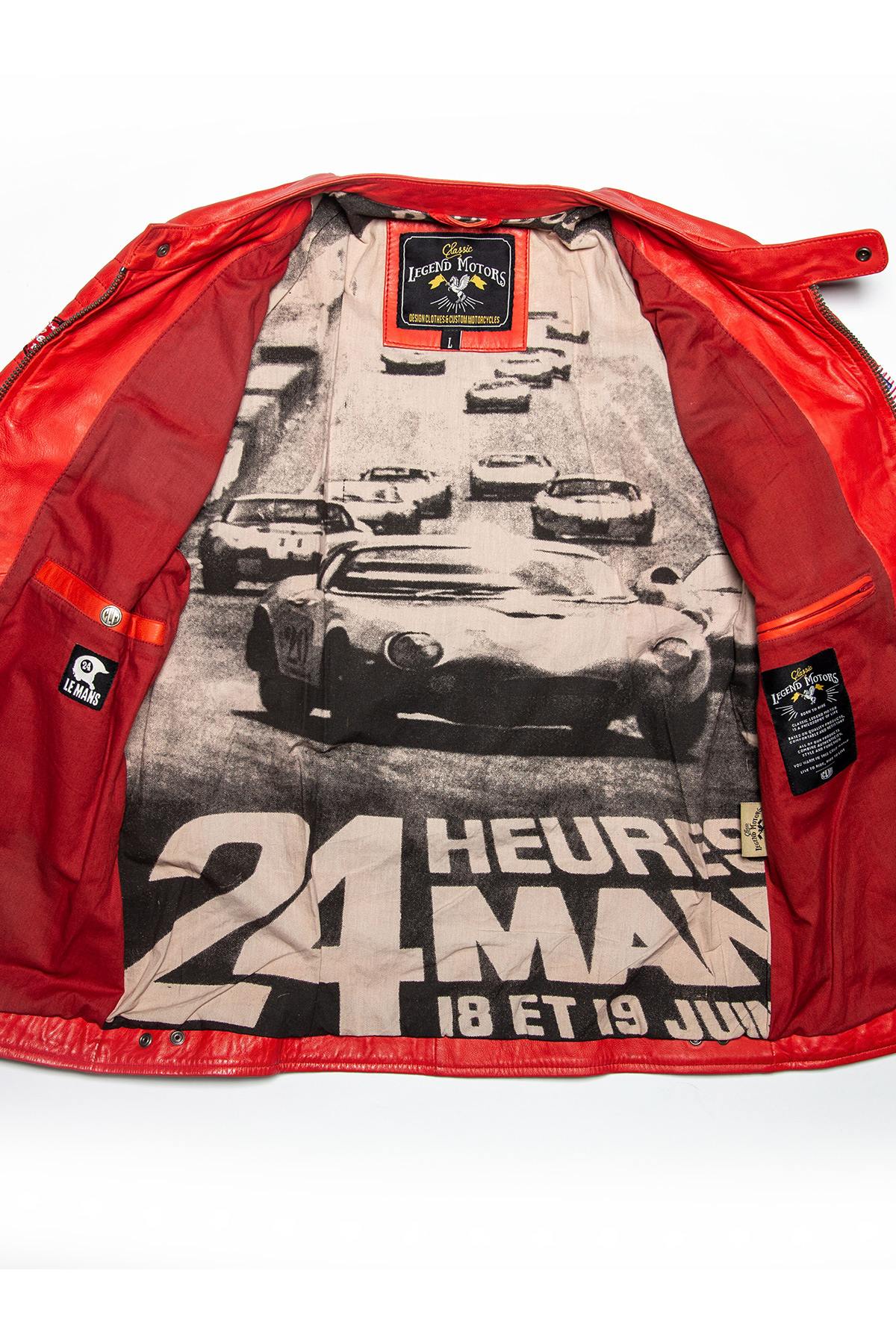 Blouson Homme 24h Le Mans STEEL SHEEP CROWN RED / OFF WHITE  — vue 3