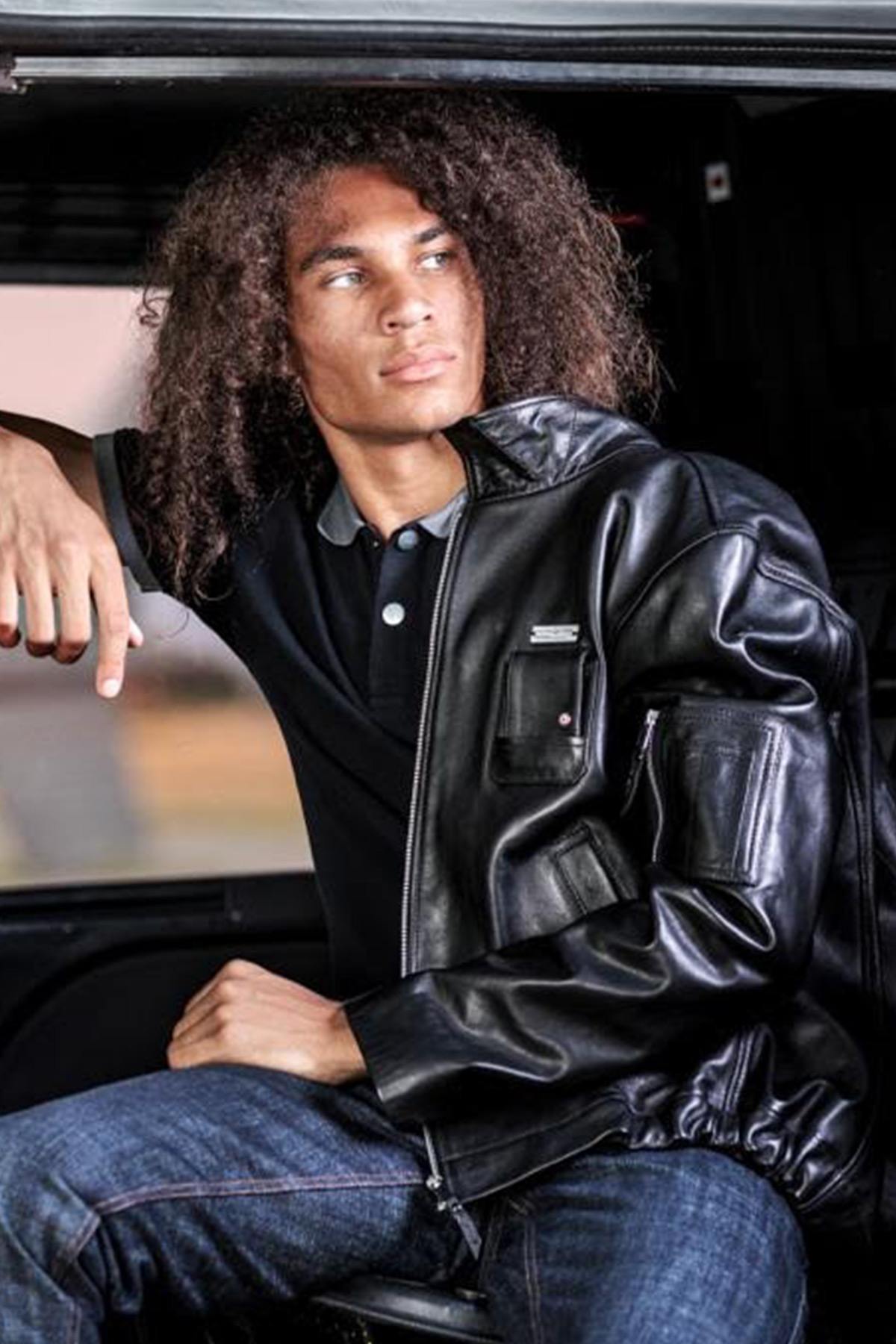 Herren Jacke Aéro-design BLOUPNHN NOIR — Ansicht 3