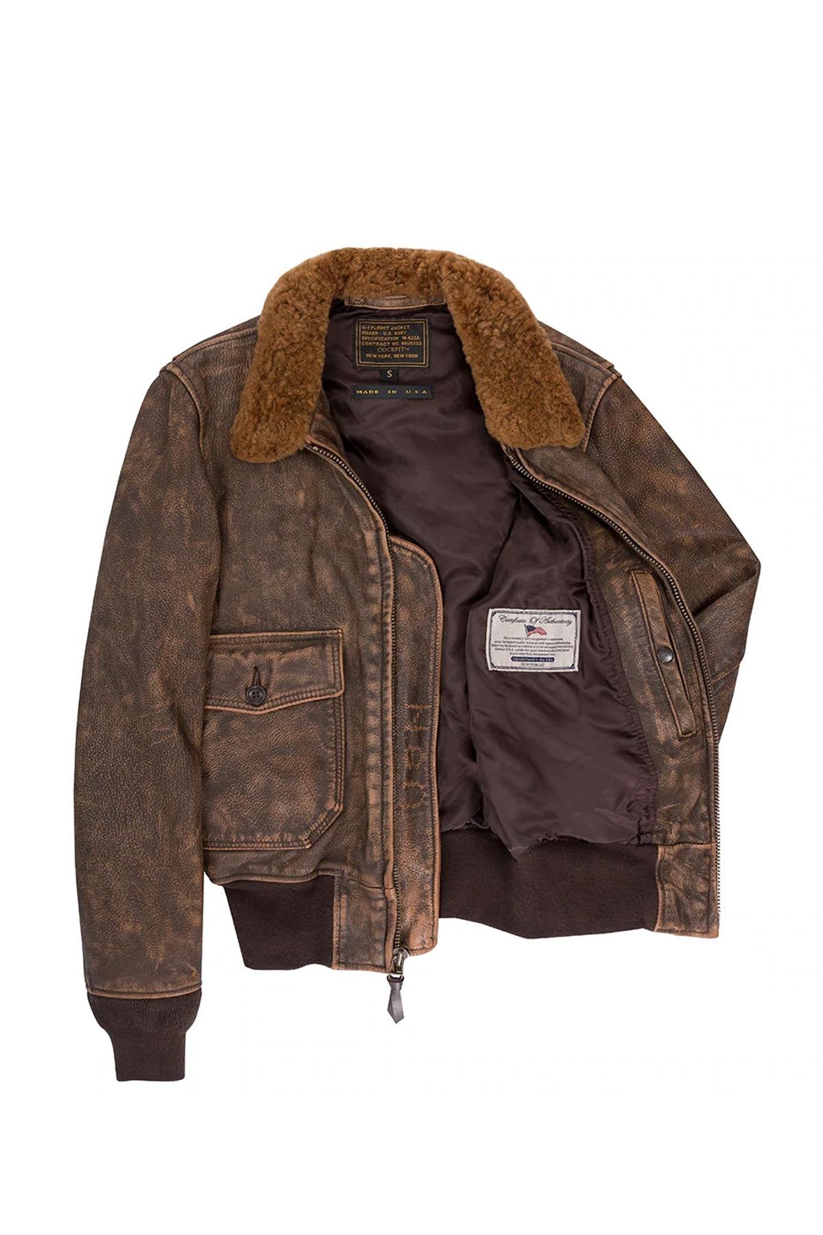 Chaqueta Hombre Cockpit Usa Z21P007 BROWN — vista 3