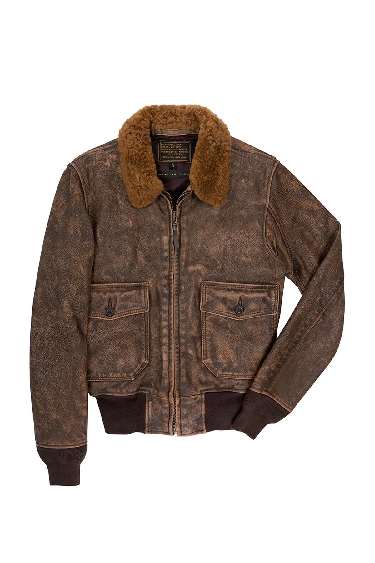 Chaqueta Hombre Cockpit Usa Z21P007 BROWN — vista 2
