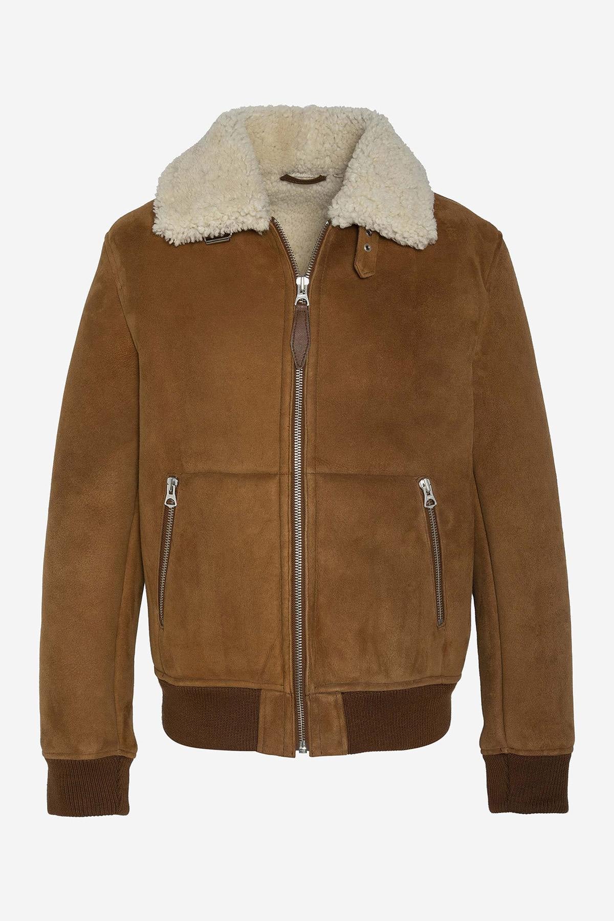 Giacche Uomo Schott LCB200S RUST — vista 6