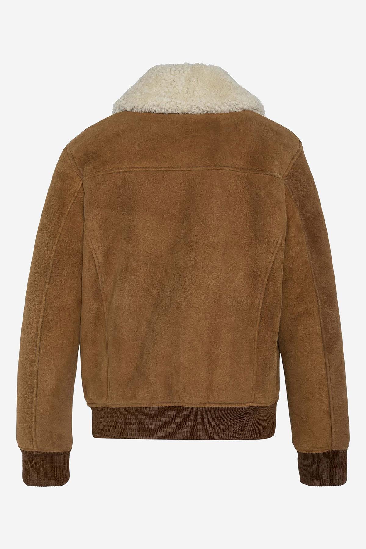 Giacche Uomo Schott LCB200S RUST — vista 7