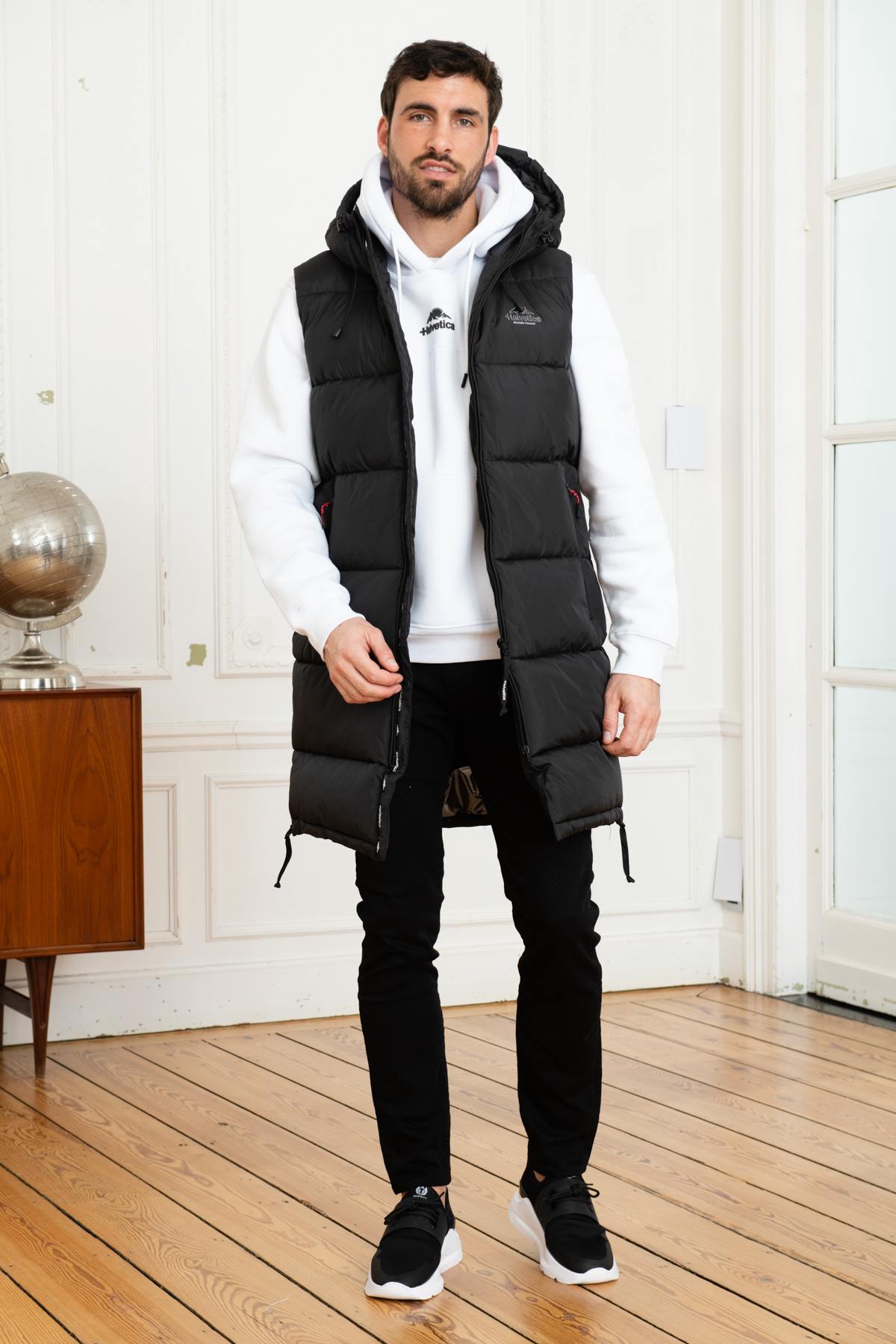 Veste Homme Helvetica Mountain Pioneers GENEVE BLACK — vue 3