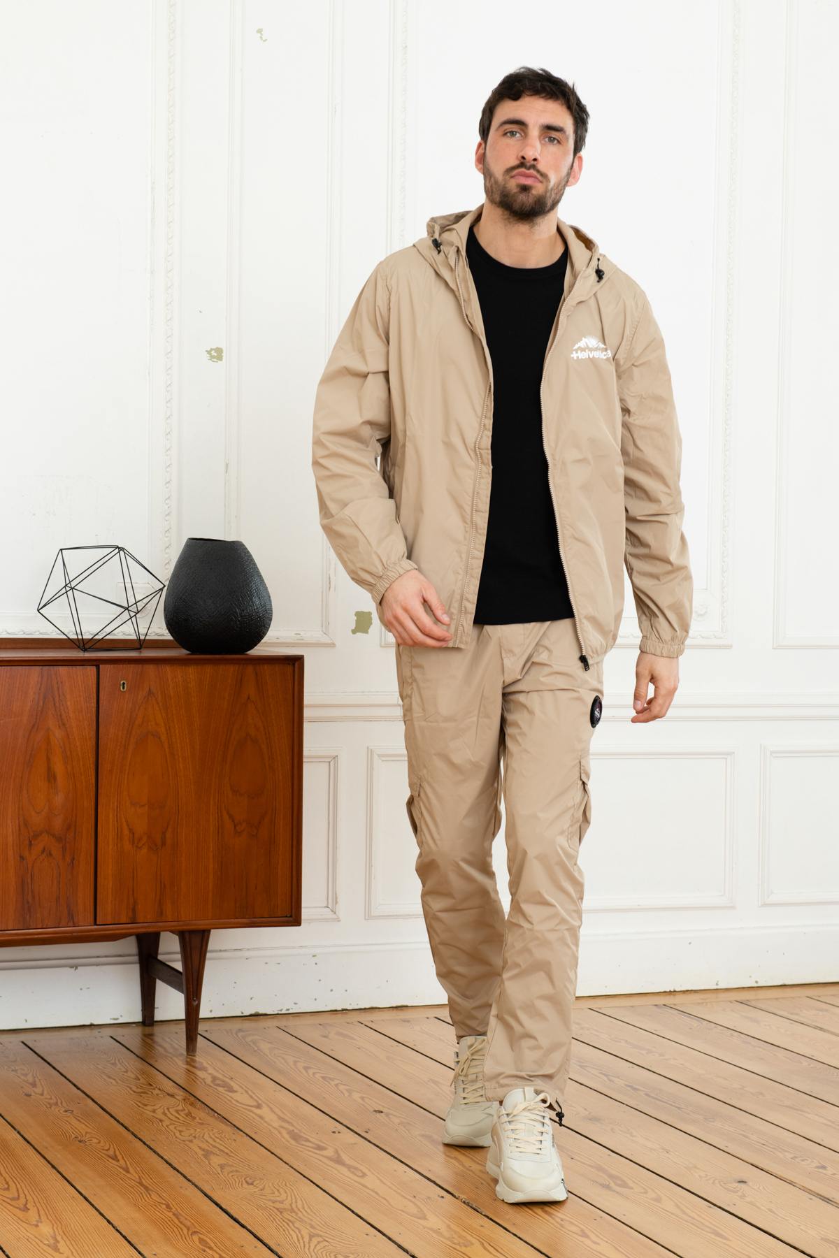 Giacche Uomo Helvetica Mountain Pioneers BLUM BEIGE — vista 3
