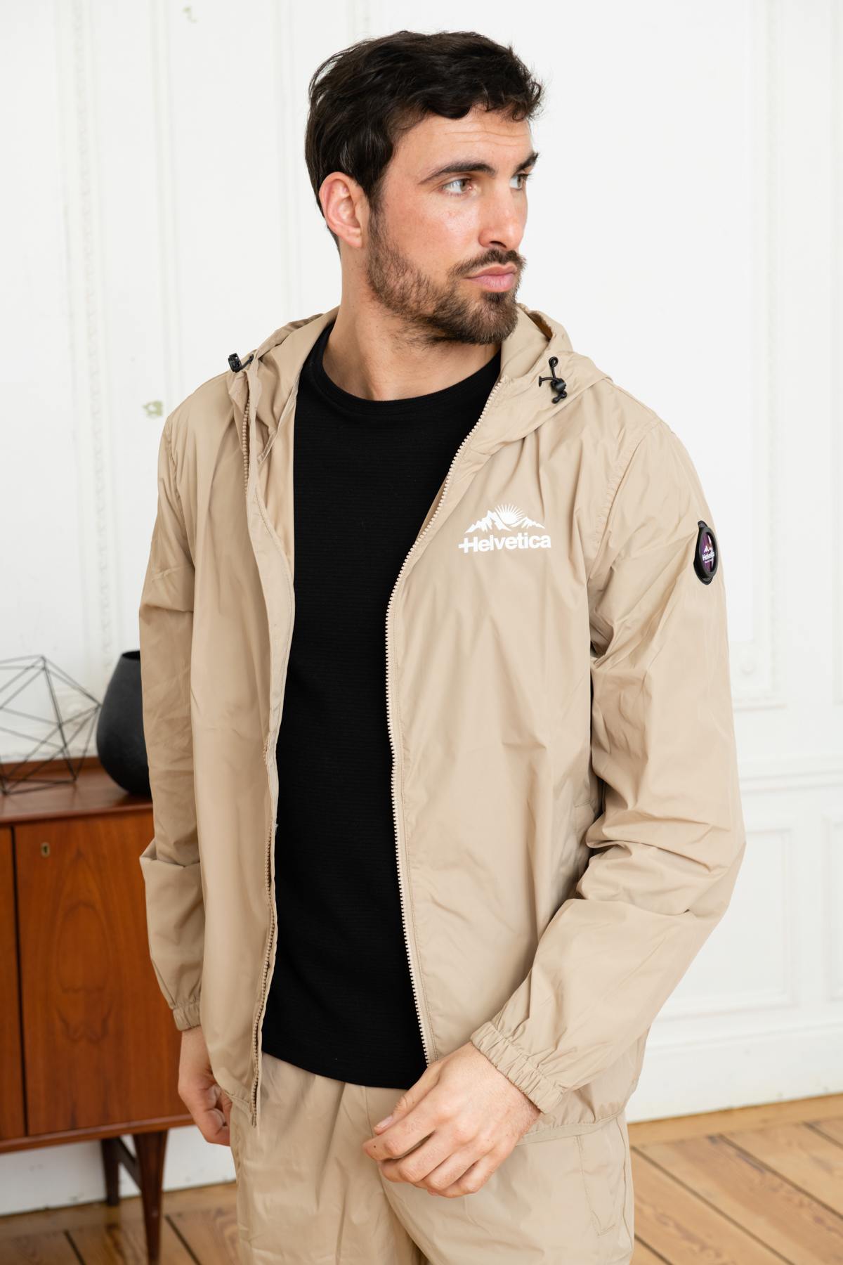 Giacche Uomo Helvetica Mountain Pioneers BLUM BEIGE — vista 6
