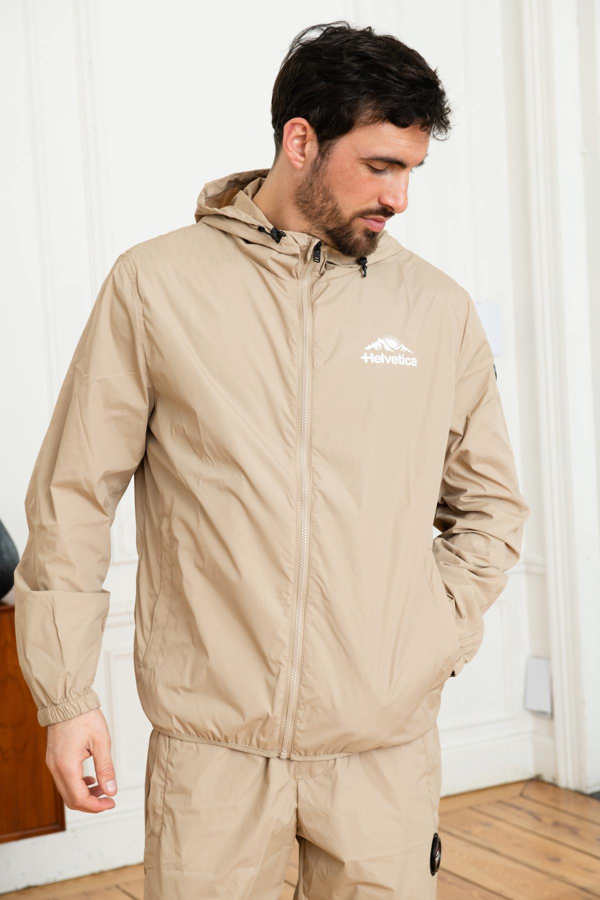 Giacche Uomo Helvetica Mountain Pioneers BLUM BEIGE — vista 4