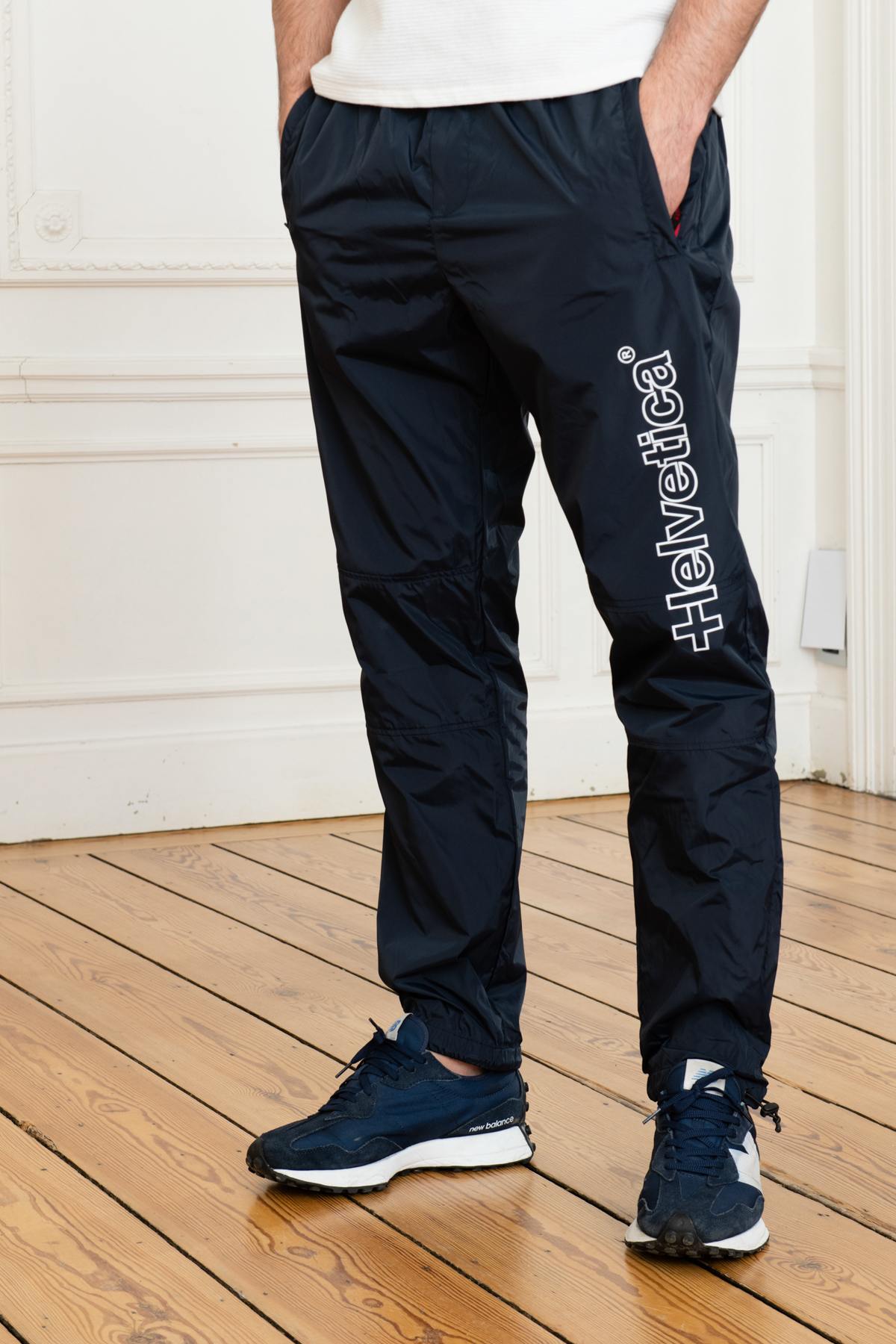 Pantaloni Uomo Helvetica Mountain Pioneers BARTON DARK NAVY — vista 5