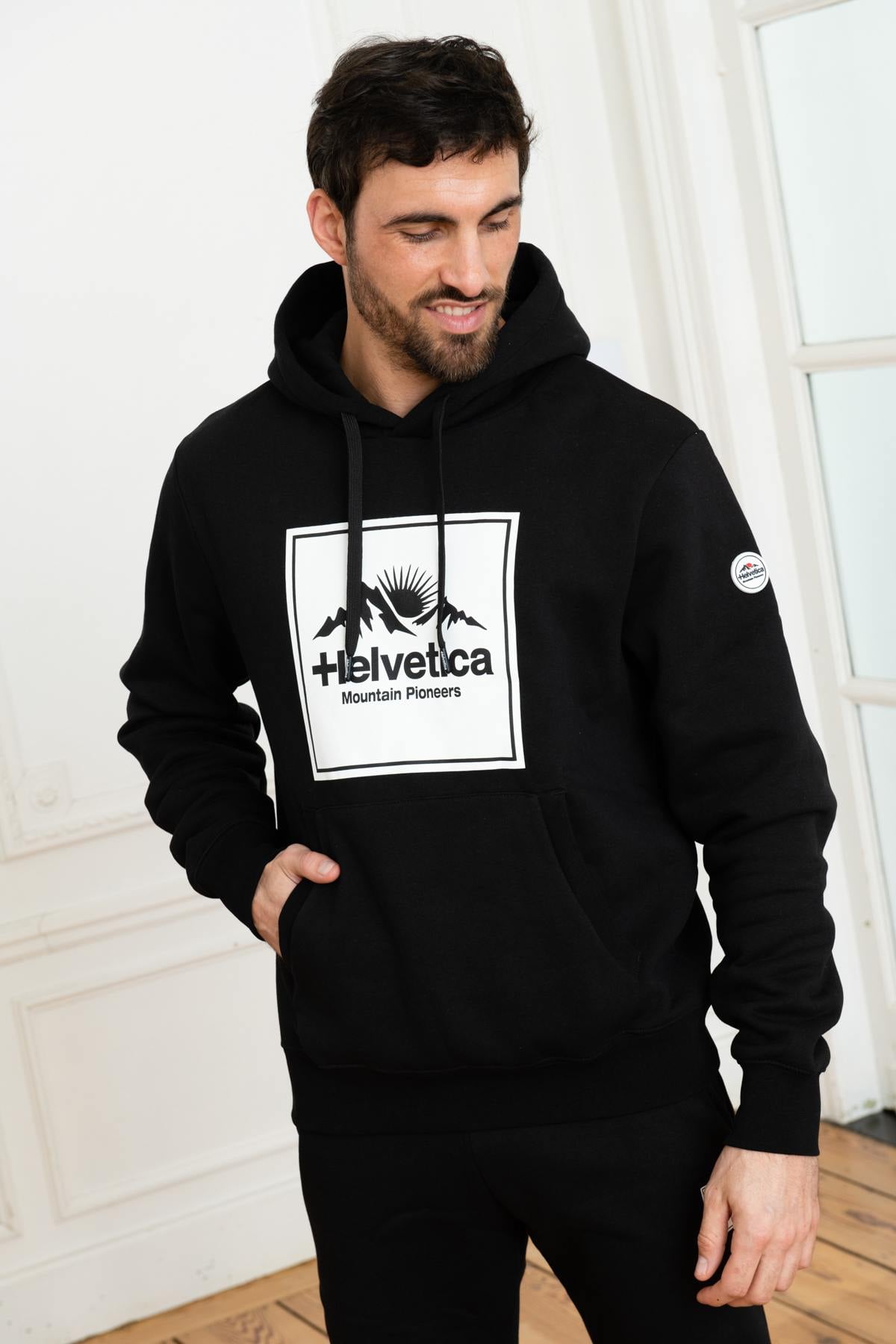 Herren Pullover/sweatshirt Helvetica Mountain Pioneers VISCOMPTE BLACK — Ansicht 3