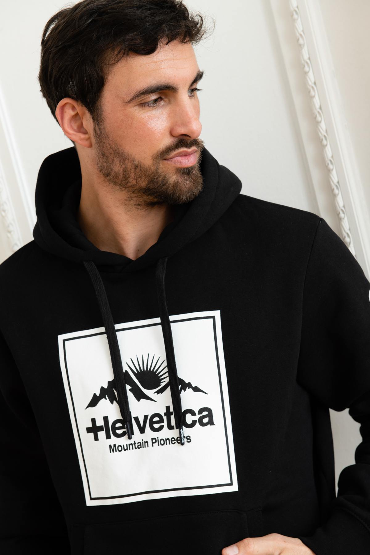Herren Pullover/sweatshirt Helvetica Mountain Pioneers VISCOMPTE BLACK — Ansicht 5