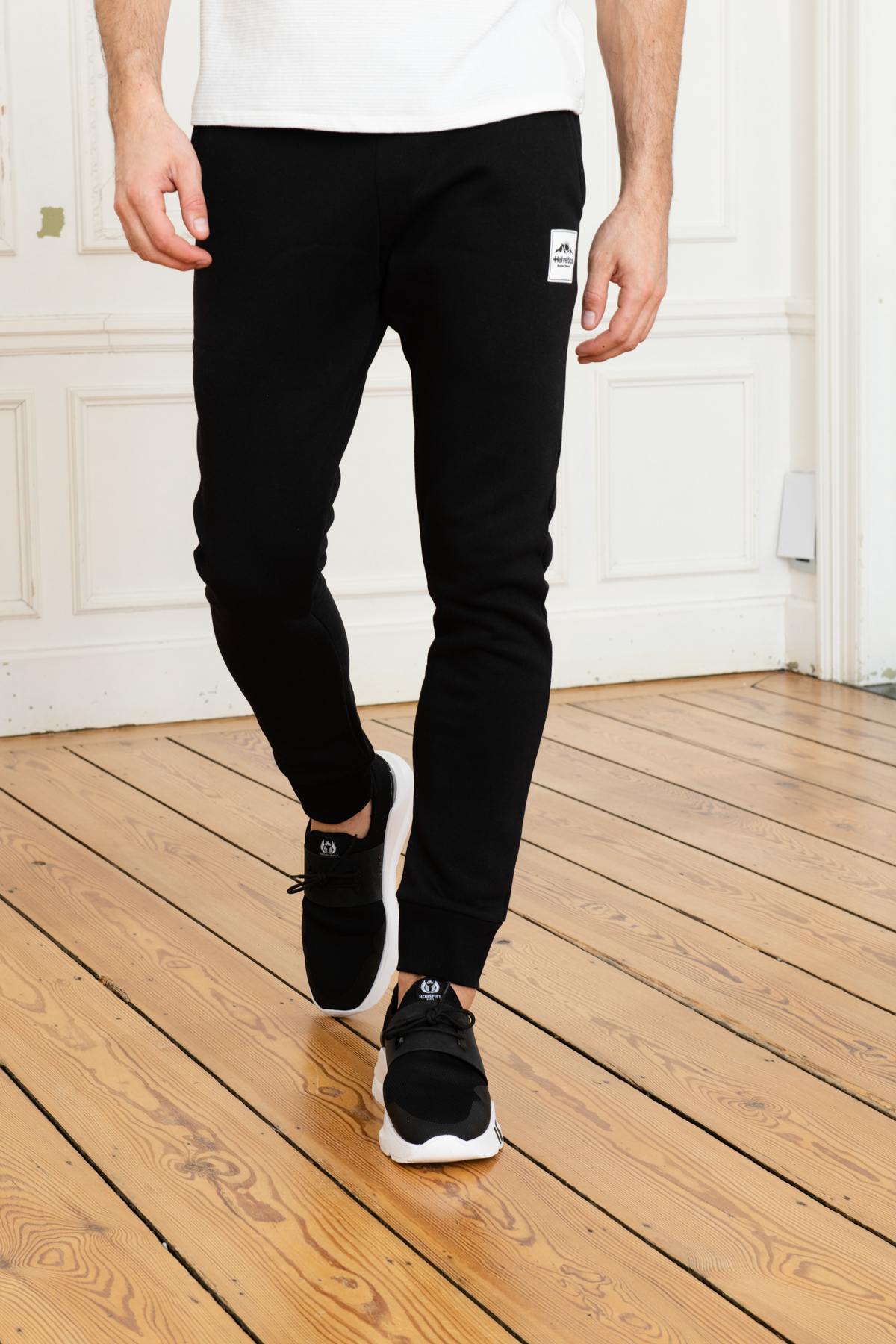 Pantalon Hombre Helvetica Mountain Pioneers AKINS BLACK — vista 1