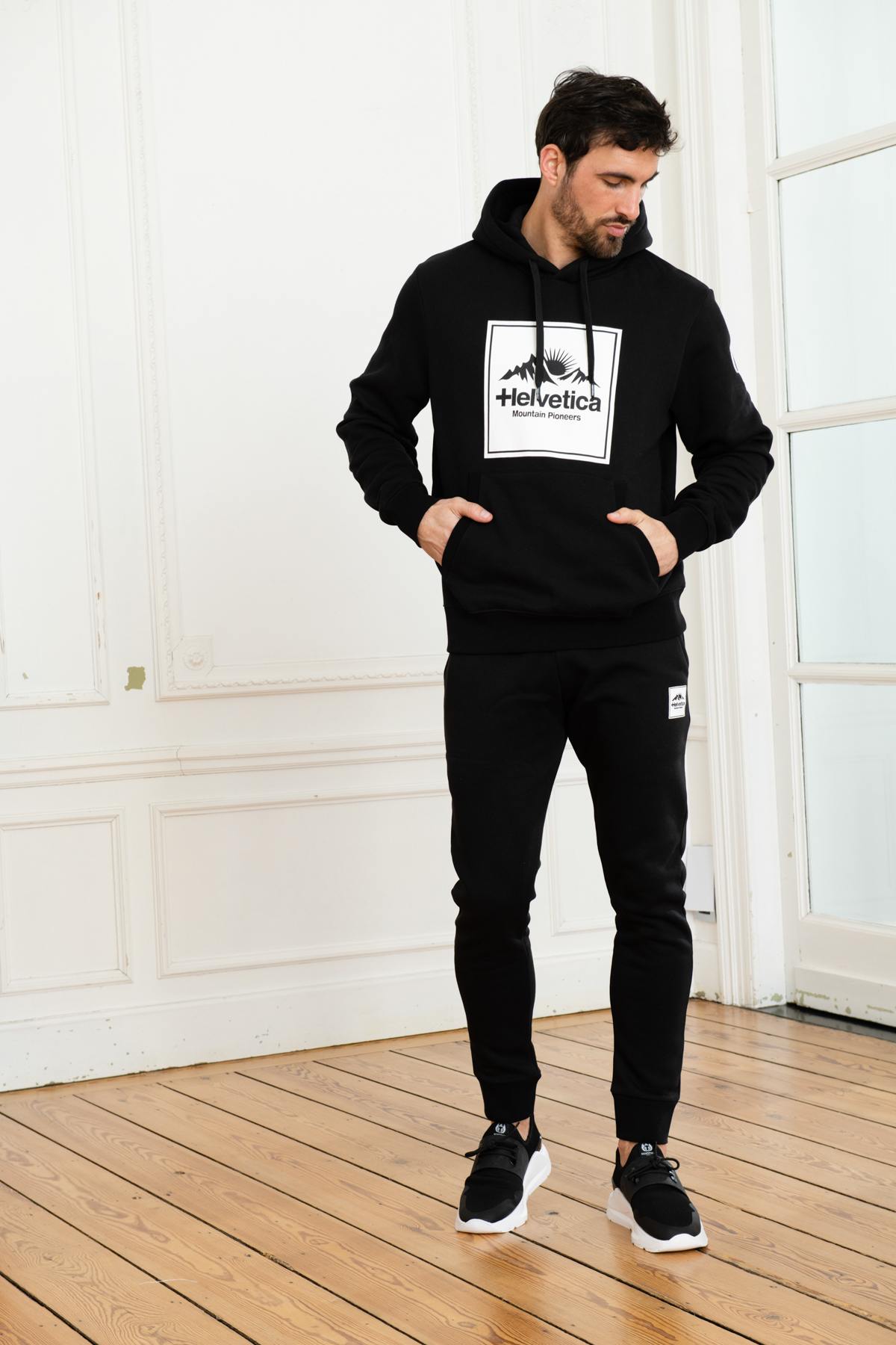Pantalon Hombre Helvetica Mountain Pioneers AKINS BLACK — vista 3