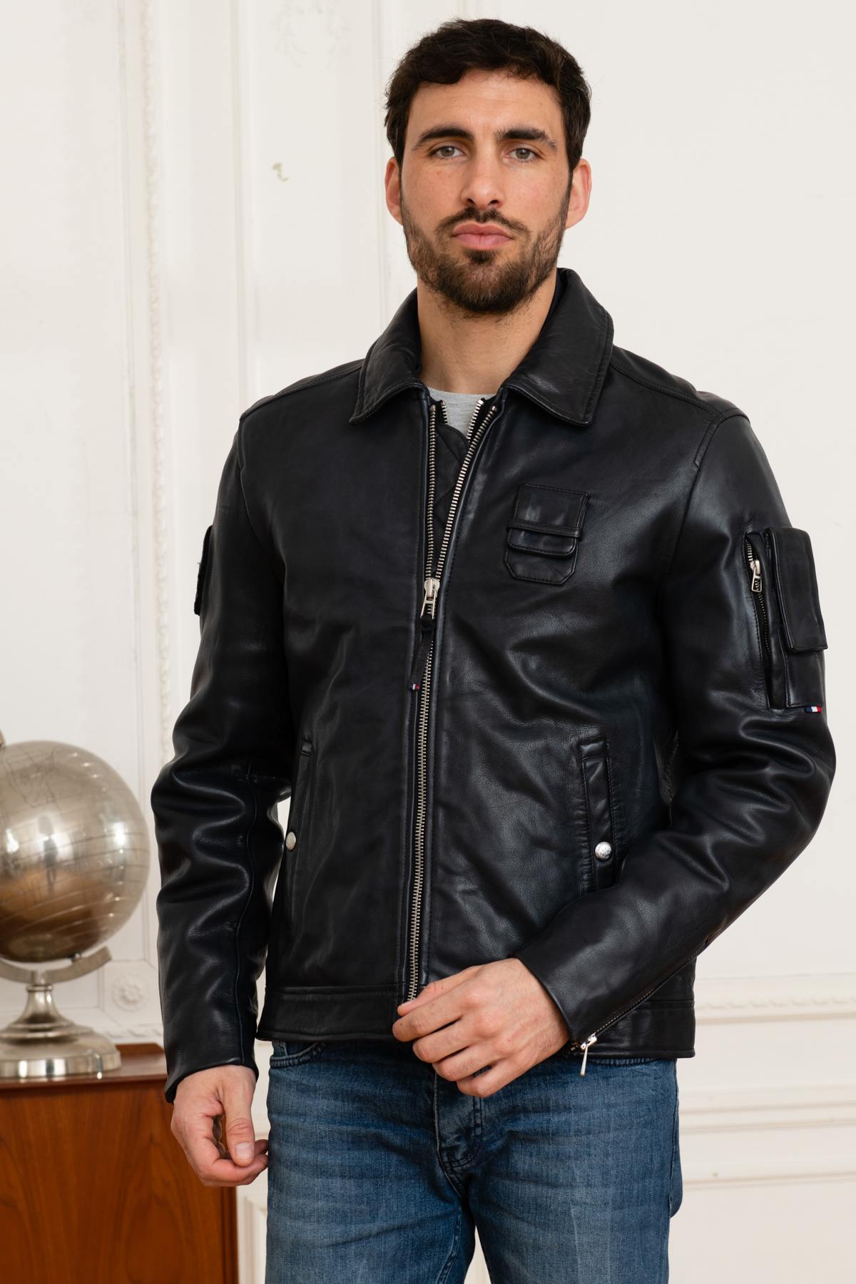 Herren Jacke Patrouille De France JAEGGER ALPHA NAVY — Ansicht 10