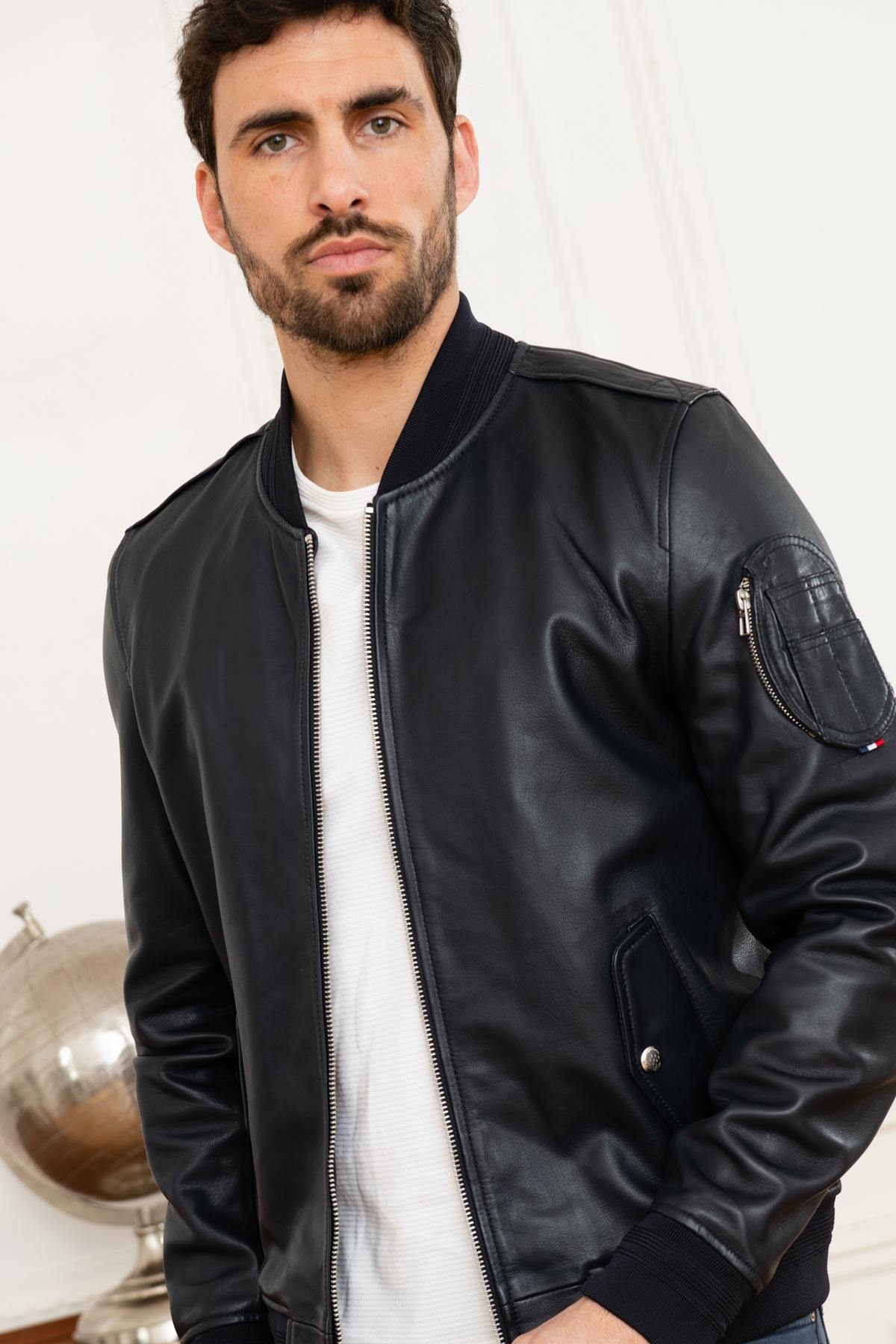 Giacche Uomo Patrouille De France APOLLO NAPOLI NAVY BLUE — vista 3