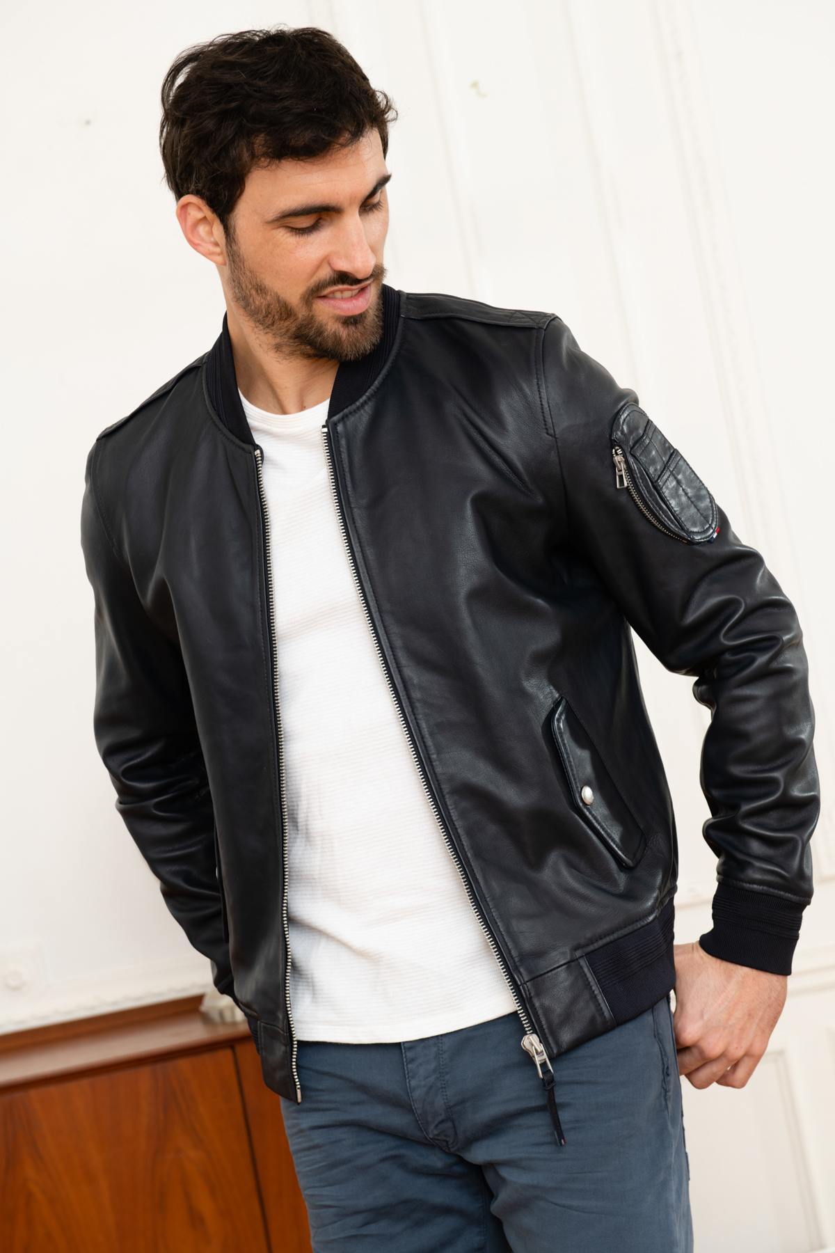 Giacche Uomo Patrouille De France APOLLO NAPOLI NAVY BLUE — vista 1