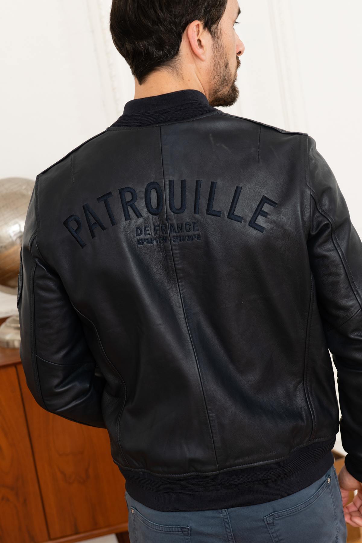 Giacche Uomo Patrouille De France APOLLO NAPOLI NAVY BLUE — vista 2