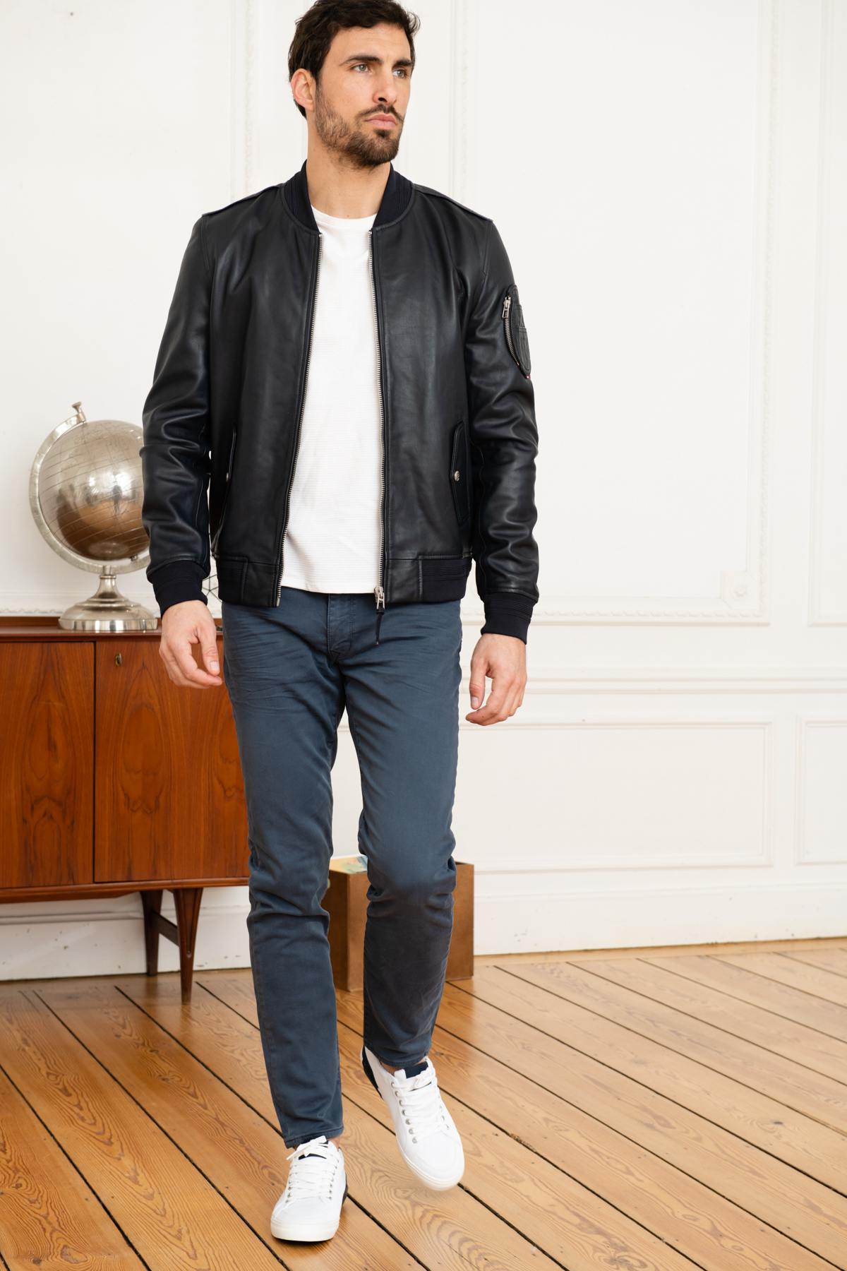 Giacche Uomo Patrouille De France APOLLO NAPOLI NAVY BLUE — vista 7