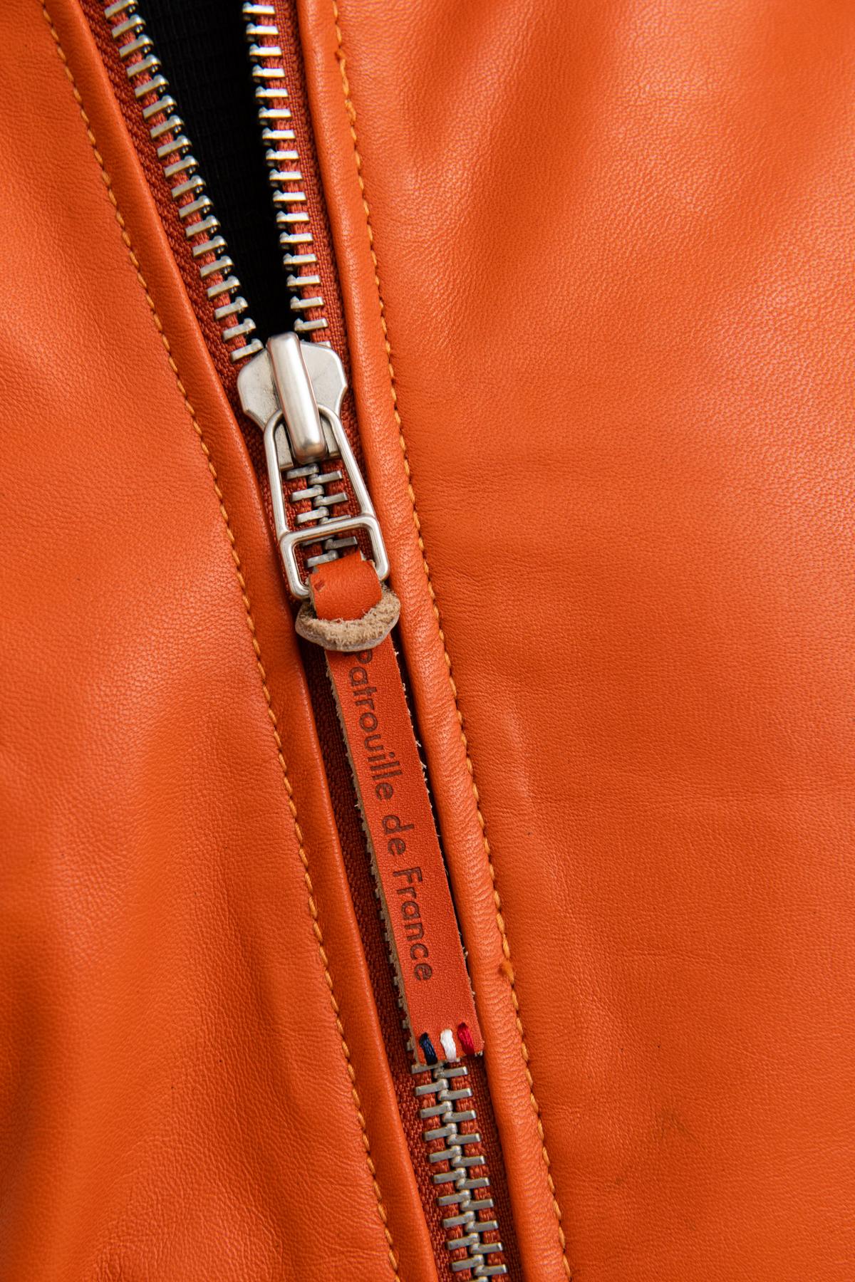 Giacche Uomo Patrouille De France GUN PALOMA ORANGE — vista 8