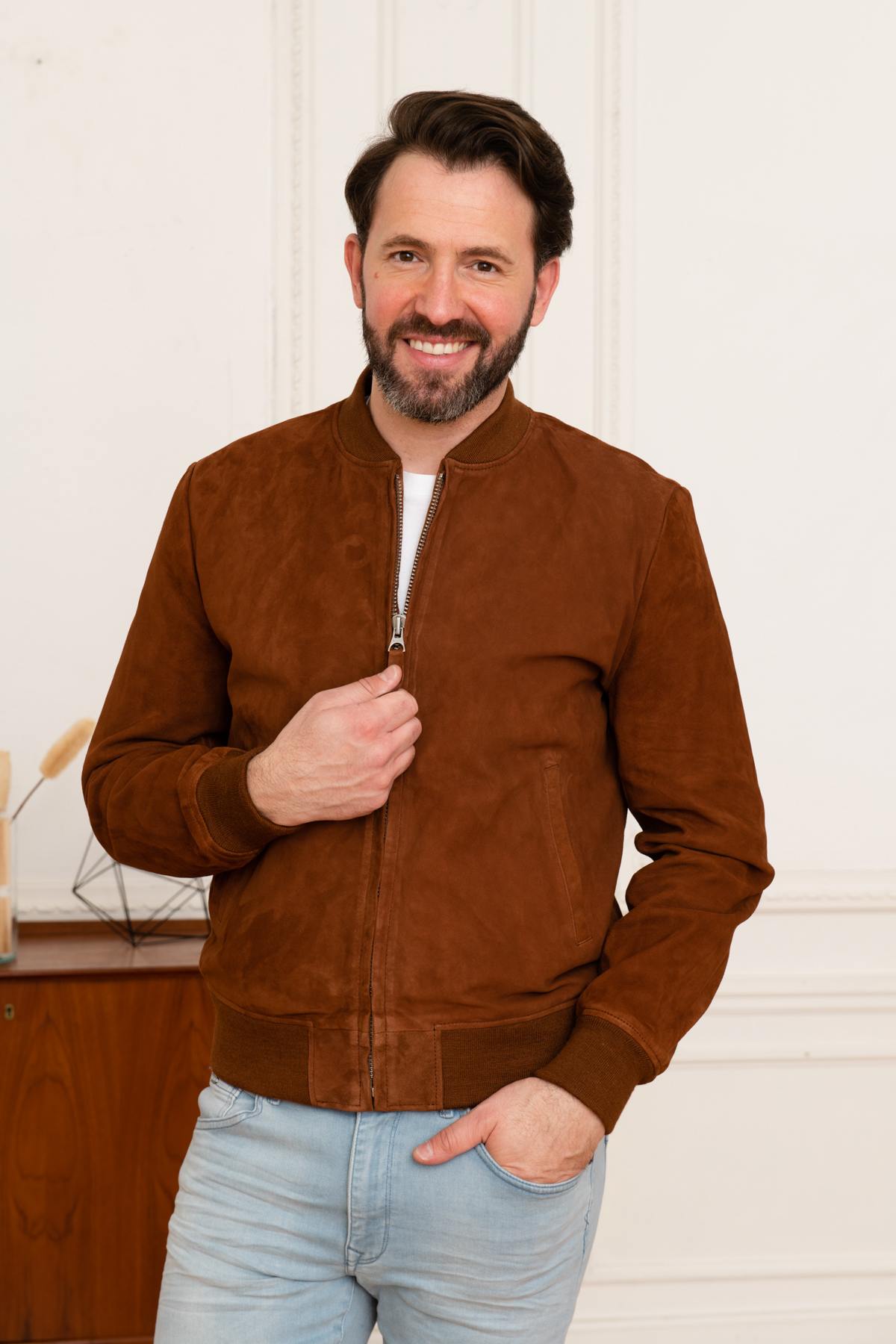 Chaqueta Hombre Schott LC300 COGNAC — vista 7