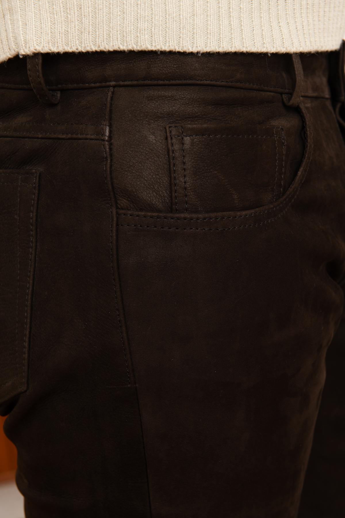 Pantaloni Uomo Daytona TROUSER COW TIMBER BROWN — vista 3