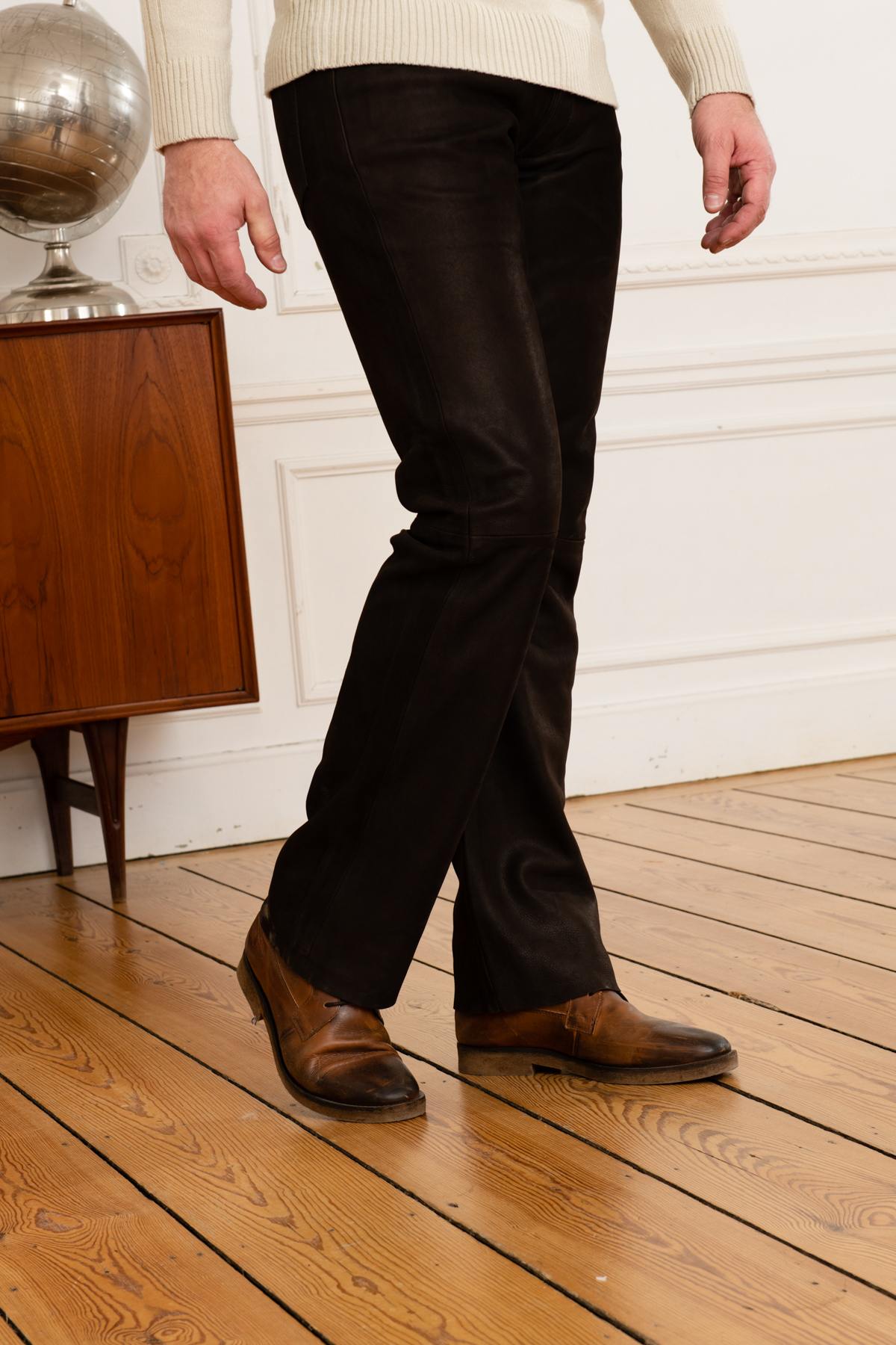 Pantaloni Uomo Daytona TROUSER COW TIMBER BROWN — vista 6