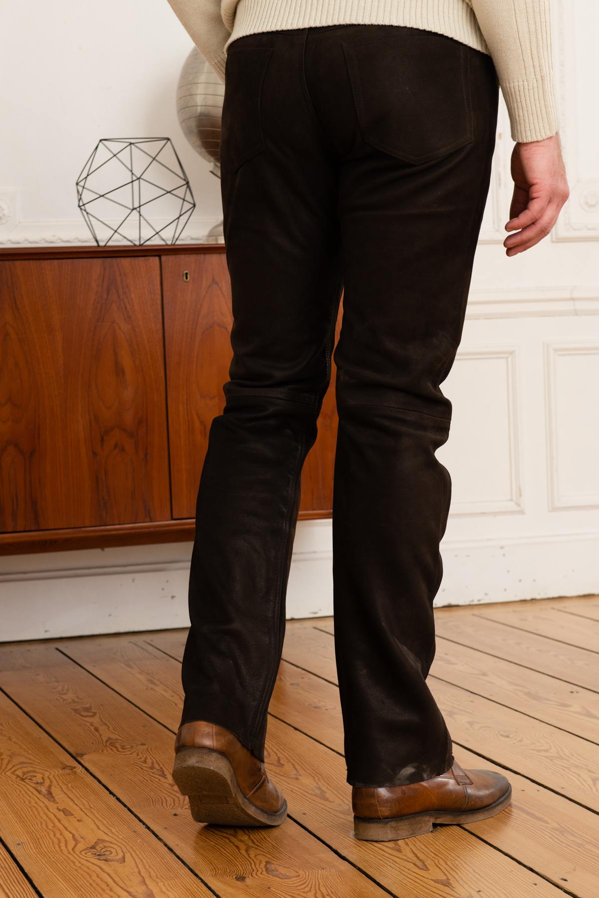 Pantaloni Uomo Daytona TROUSER COW TIMBER BROWN — vista 7