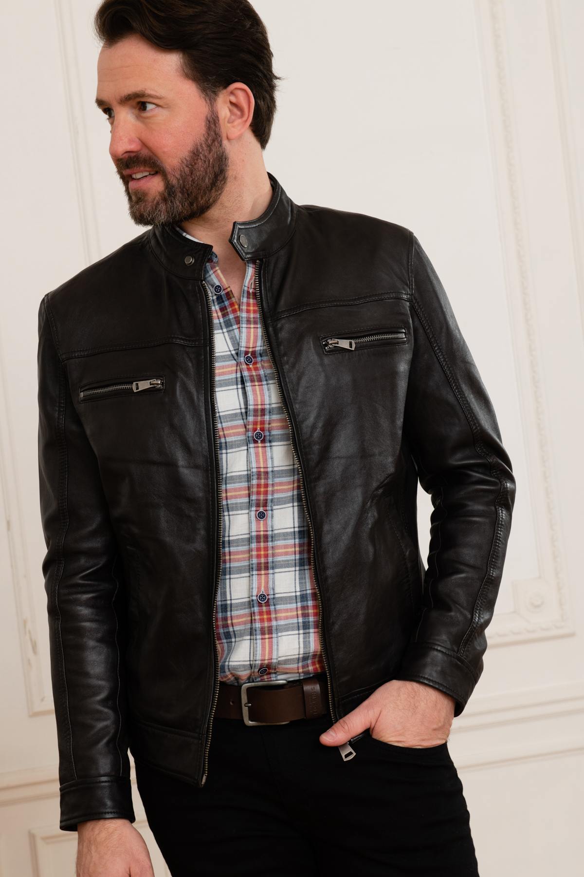 Giacche Uomo Cityzen JACKSON BLACK — vista 3