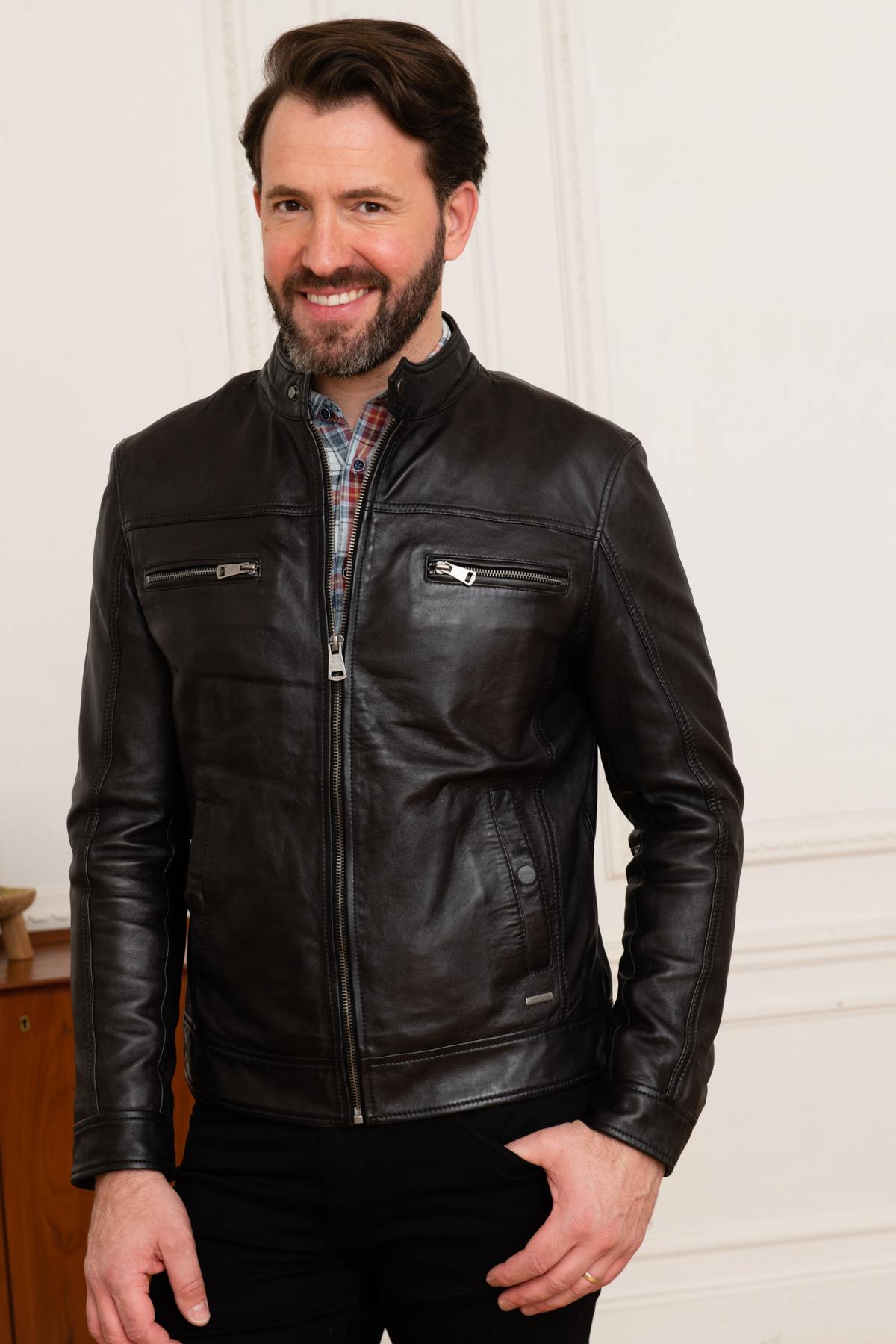 Giacche Uomo Cityzen JACKSON BLACK — vista 7