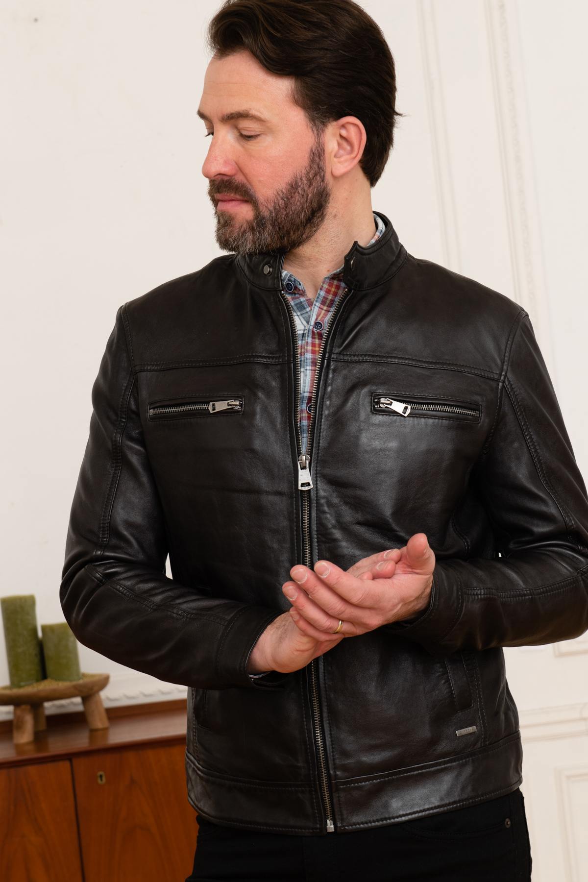 Giacche Uomo Cityzen JACKSON BLACK — vista 1