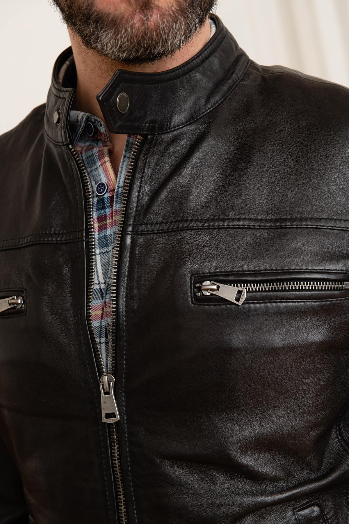 Giacche Uomo Cityzen JACKSON BLACK — vista 8