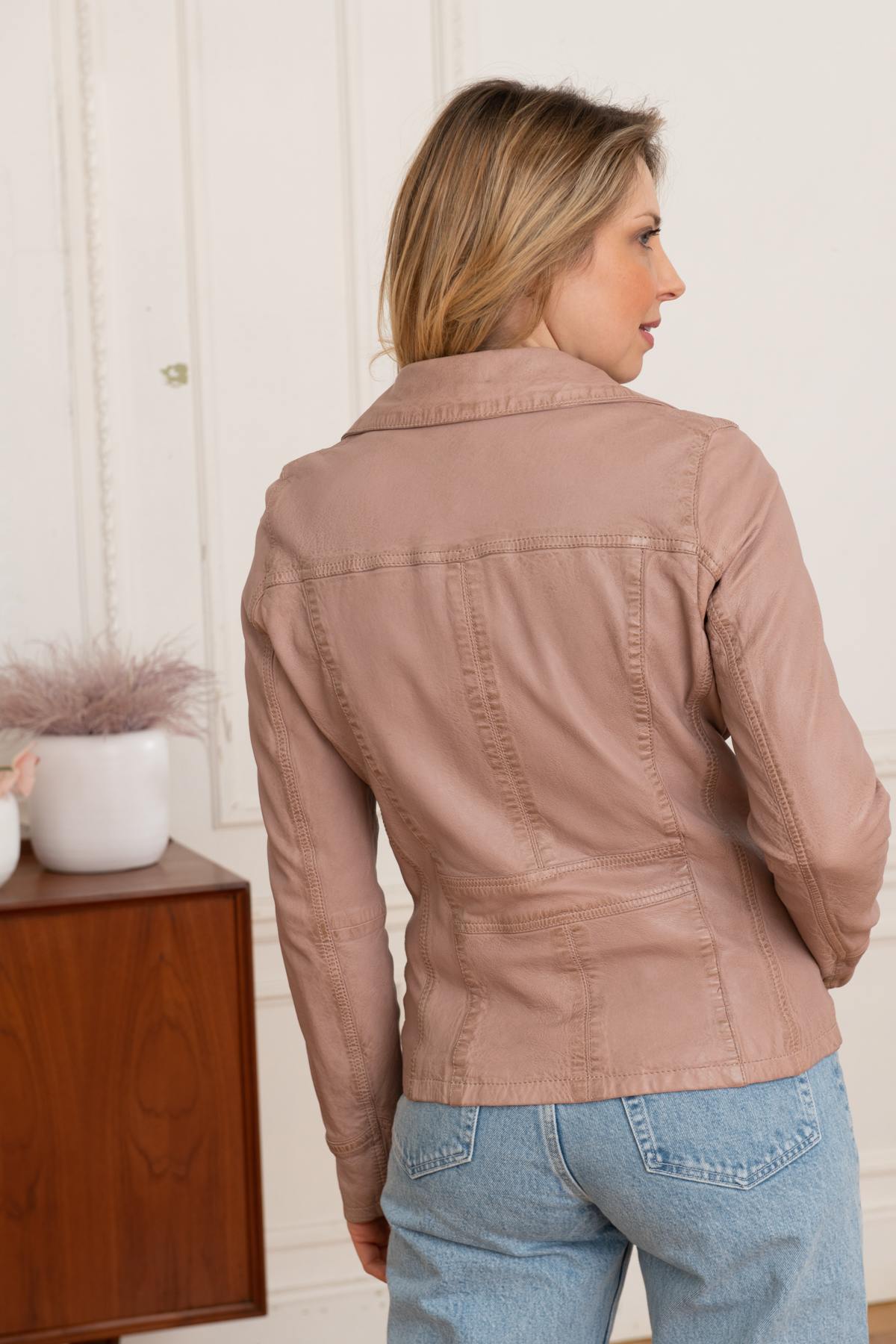 Blouson Femme Oakwood CALIFORNIA ROSE VIEILLI 636 — vue 6