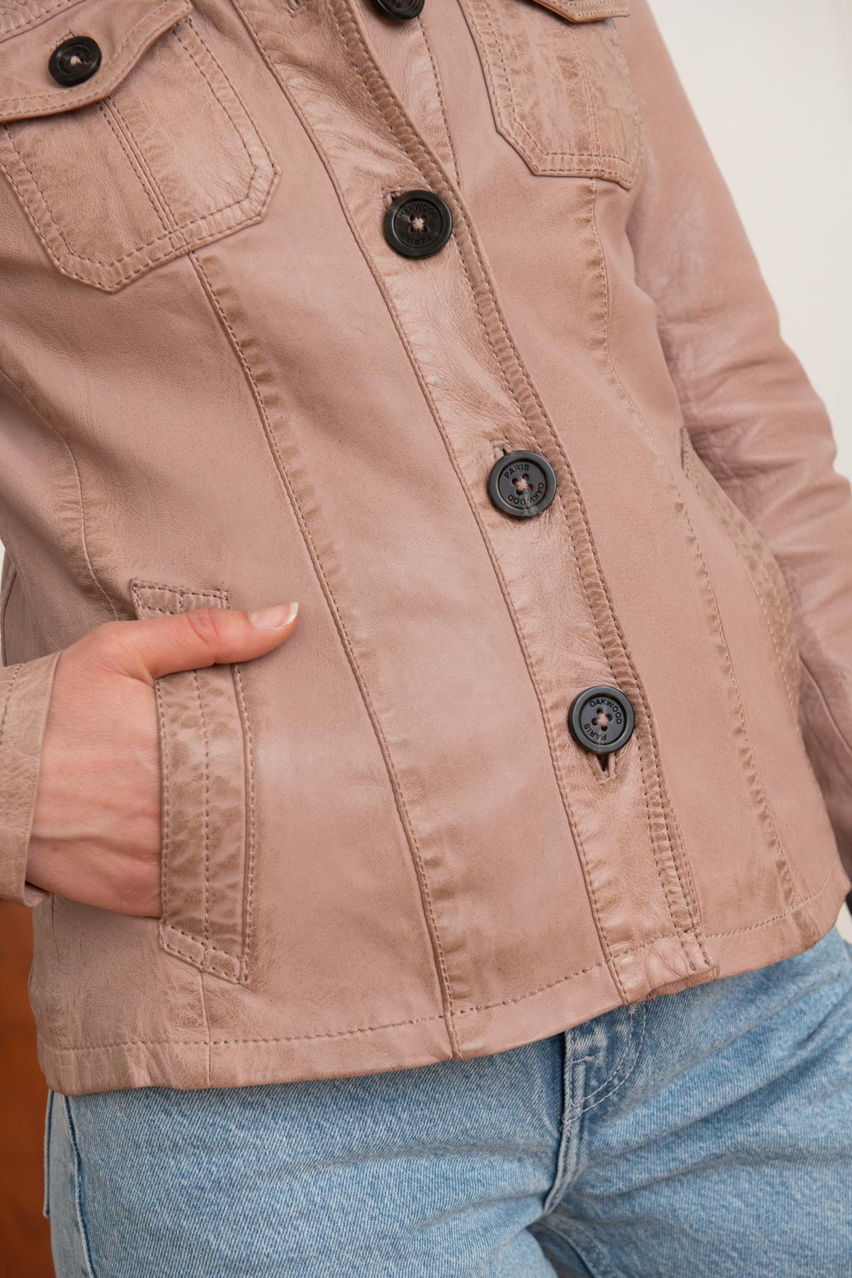 Blouson Femme Oakwood CALIFORNIA ROSE VIEILLI 636 — vue 10