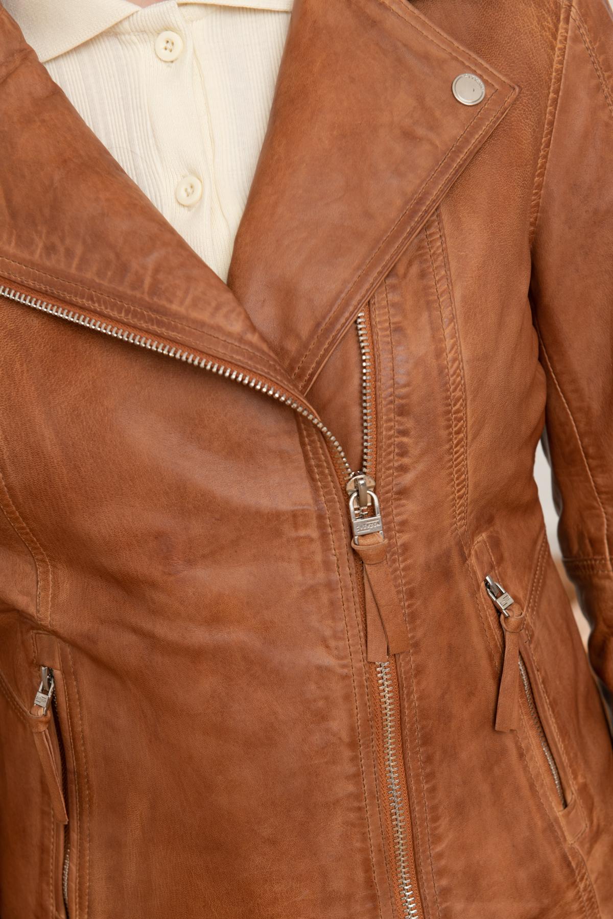 Blouson Femme Cityzen ARIZONA 2 COGNAC — vue 8