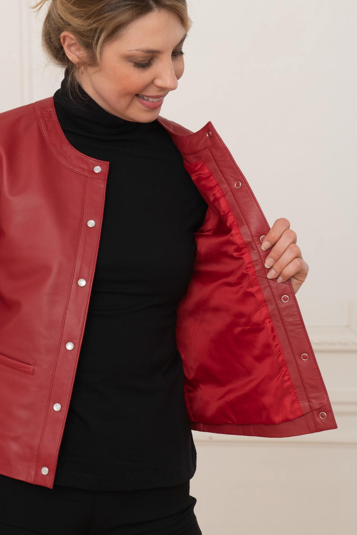 Damen Jacke Serge Pariente CAROLINE RED — Ansicht 5