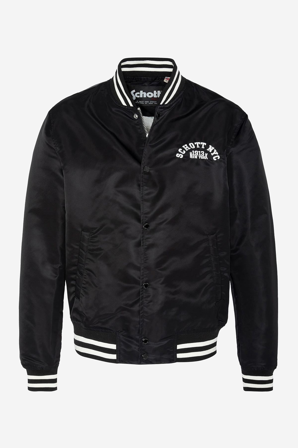 Chaqueta Hombre Schott PRINCETON1RS BLACK — vista 1