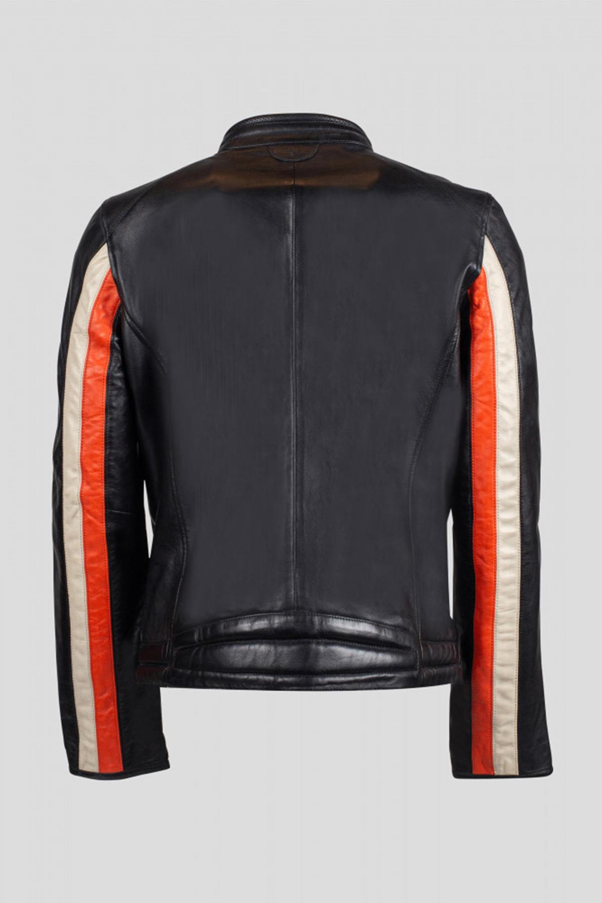 Giacche Uomo Redskins NOTY TRIPWAY BLACK ORANGE WHITE — vista 11