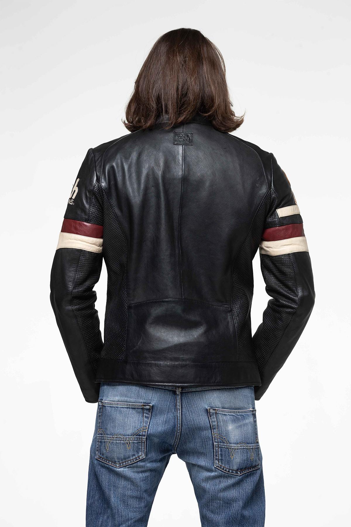 Giacche Uomo 24h Le Mans SHELBY NEW SHEEP CROWN BLACK — vista 8