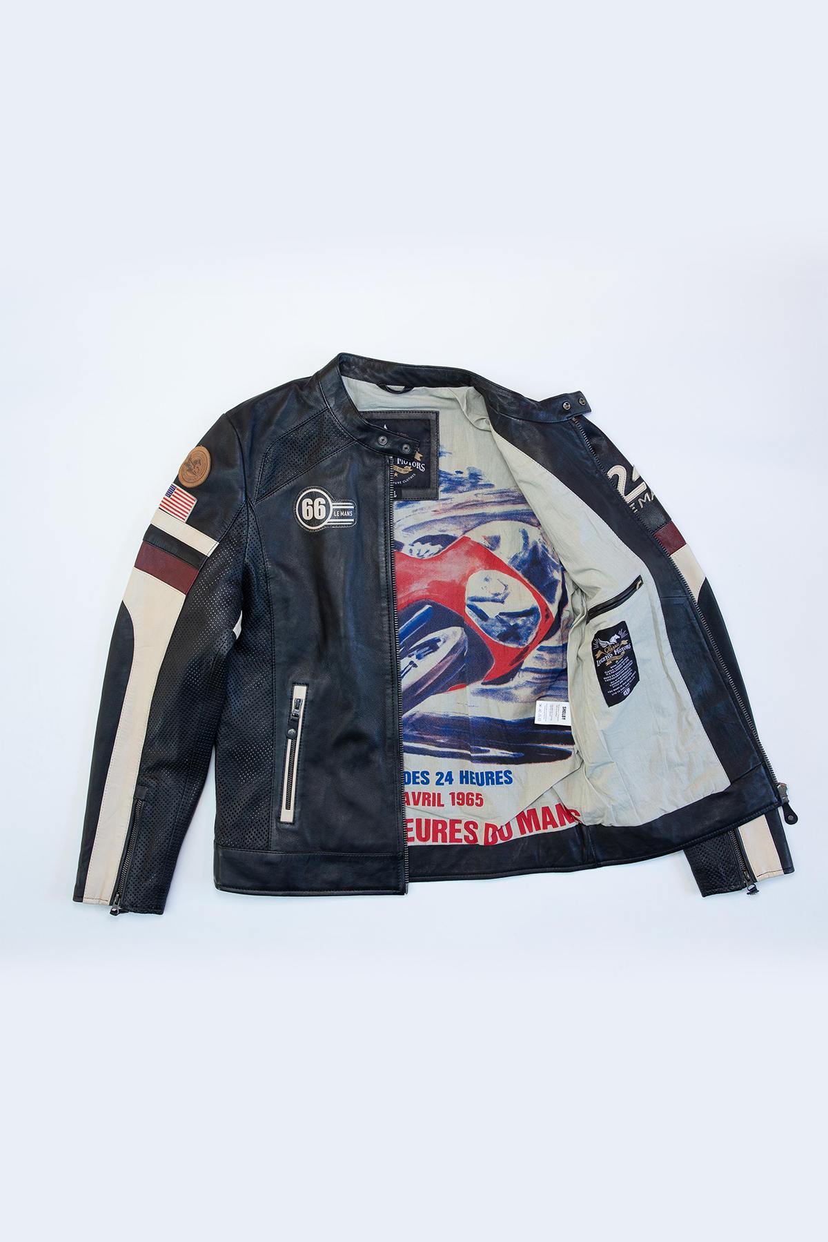 Giacche Uomo 24h Le Mans SHELBY NEW SHEEP CROWN BLACK — vista 3