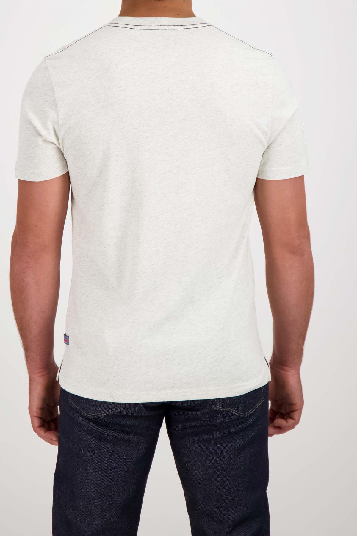 Camiseta Hombre Steve Mcqueen TEE SHIRT TSM10-002 HEATHER ECRU — vista 4