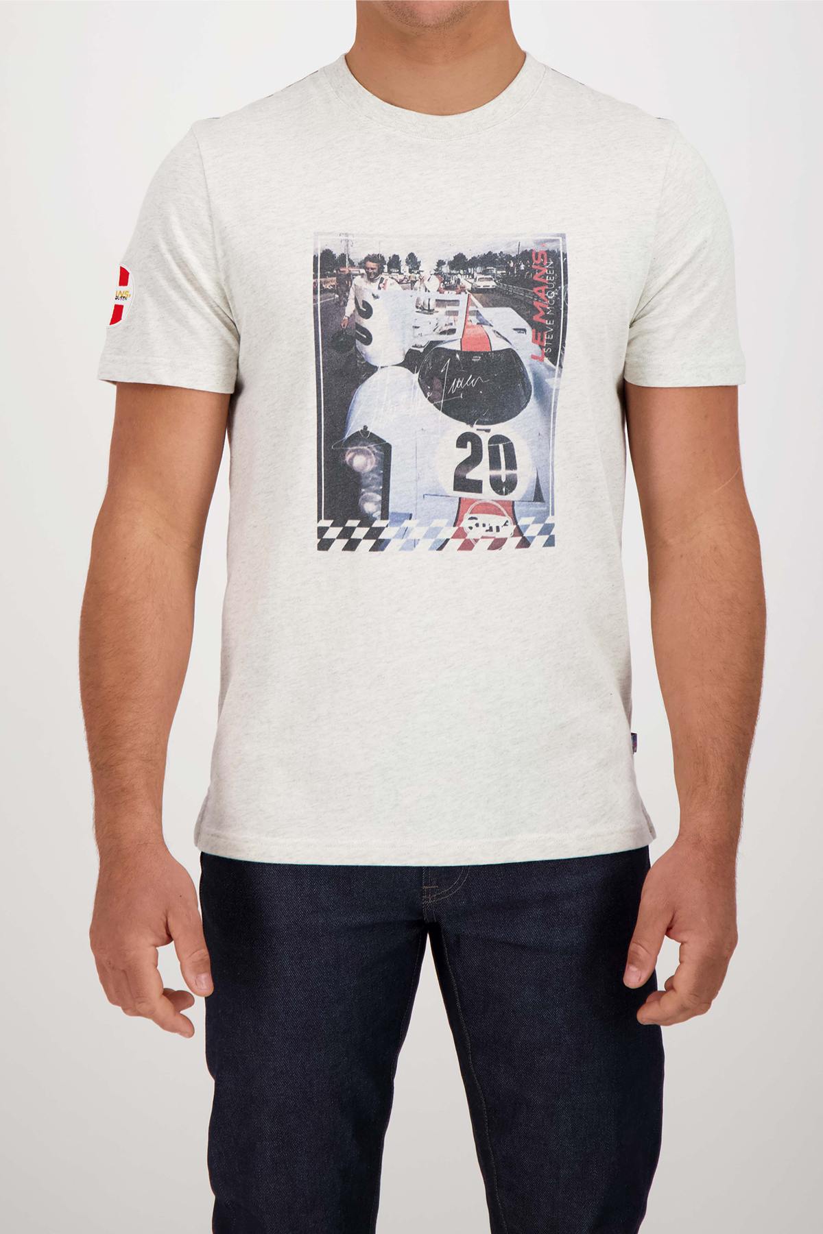 Camiseta Hombre Steve Mcqueen TEE SHIRT TSM10-002 HEATHER ECRU — vista 1