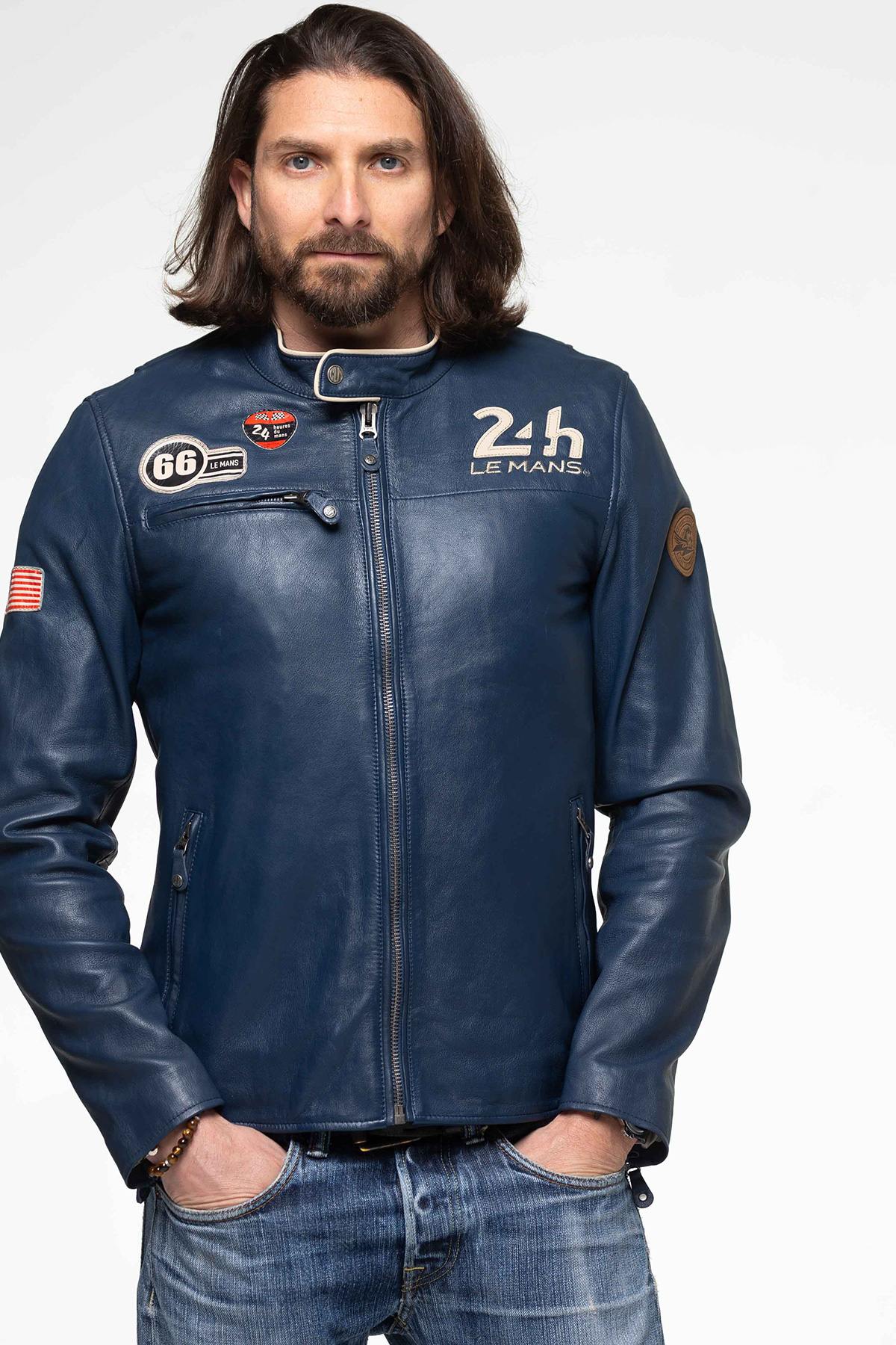 Giacche Uomo 24h Le Mans SHADOW SHEEP CROWN ROYAL BLUE — vista 7