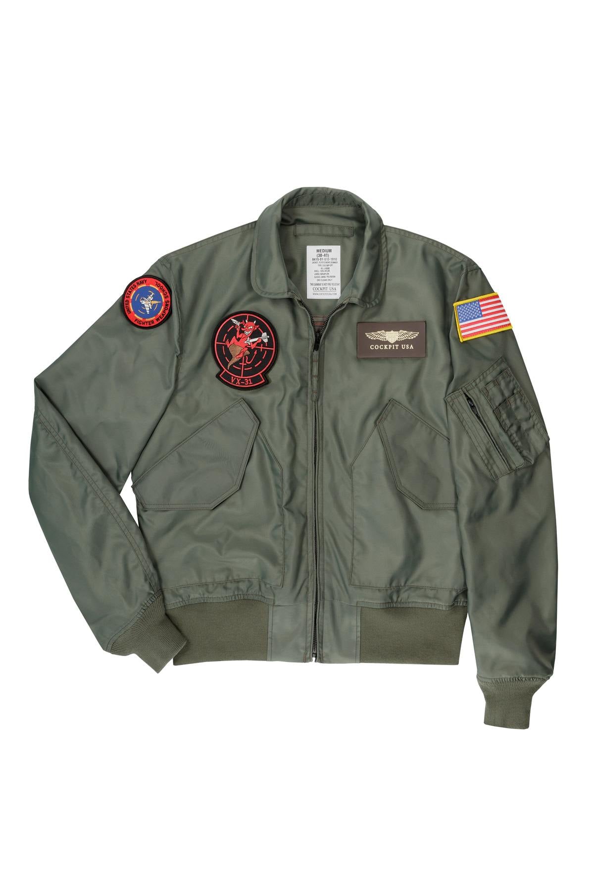 Giacche Uomo Top Gun Z24A103 TOP GUN “MOVIE HERO” CWU-36/P  — vista 2