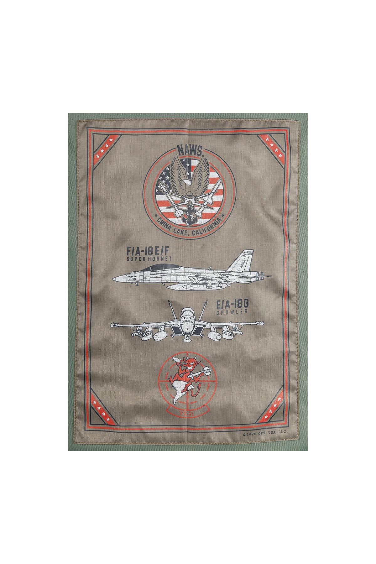 Giacche Uomo Top Gun Z24A103 TOP GUN “MOVIE HERO” CWU-36/P  — vista 6