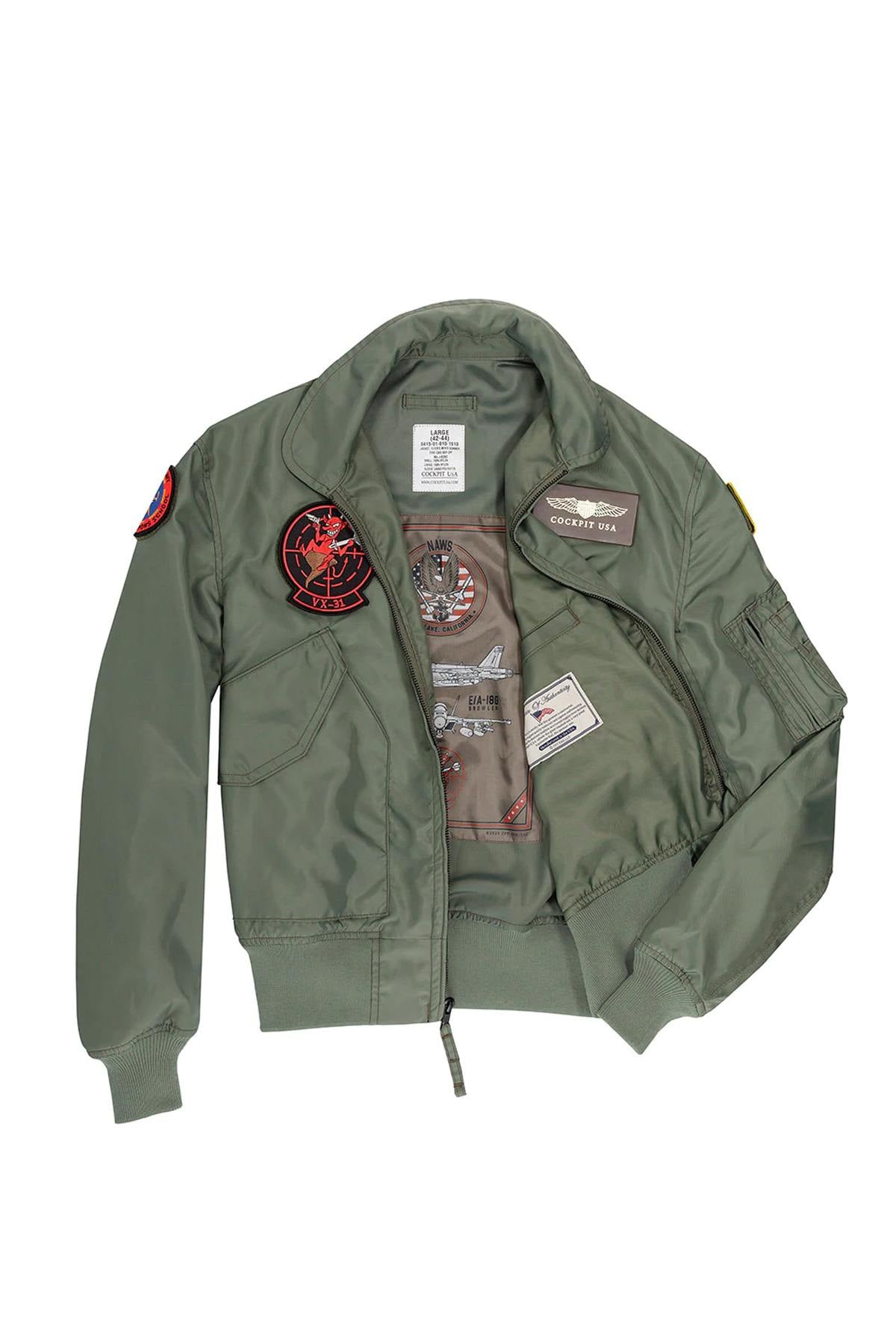 Giacche Uomo Top Gun Z24A103 TOP GUN “MOVIE HERO” CWU-36/P  — vista 5